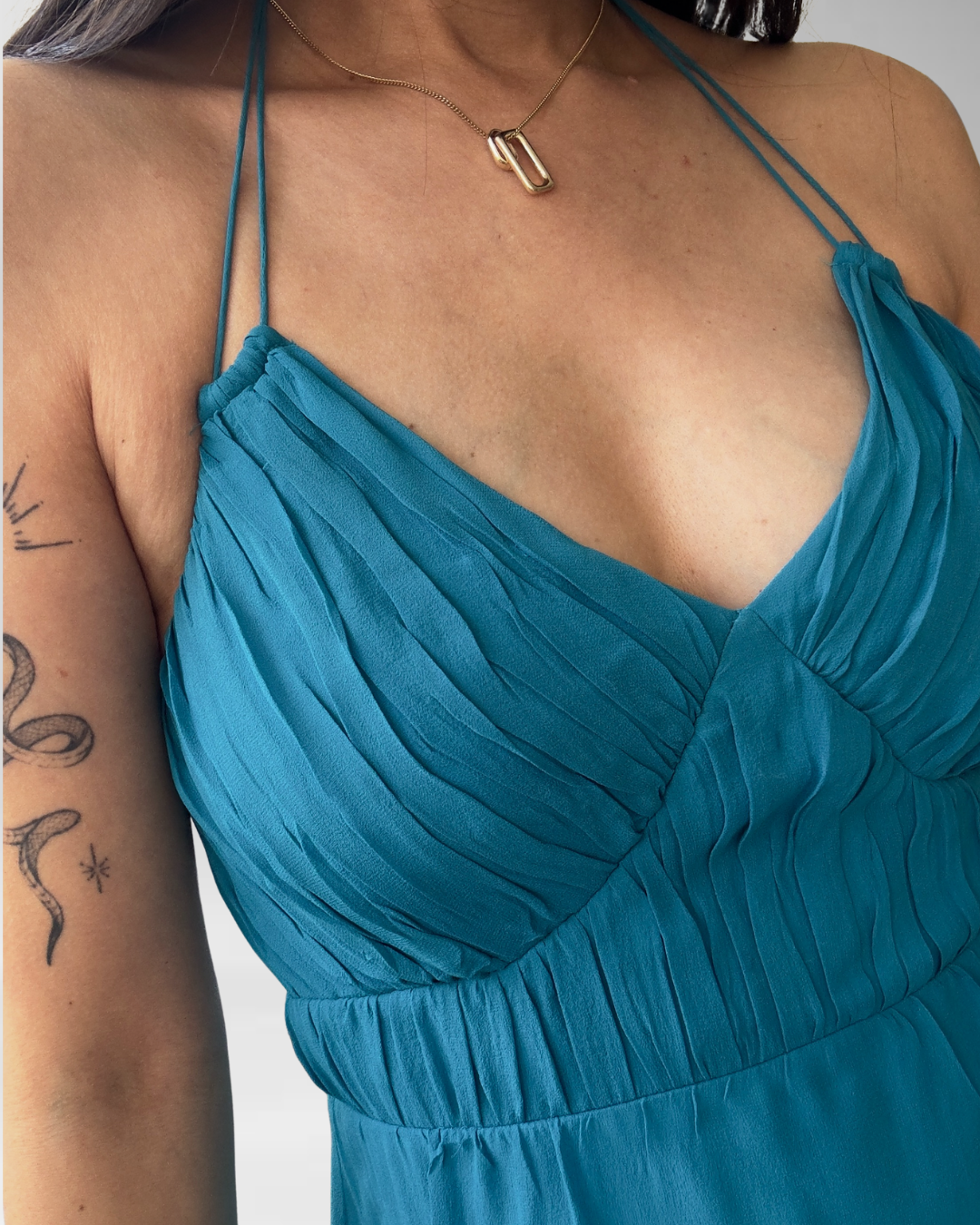 VESTIDO FIESTA SEDA | S-M  6