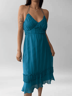 VESTIDO FIESTA SEDA | S-M 