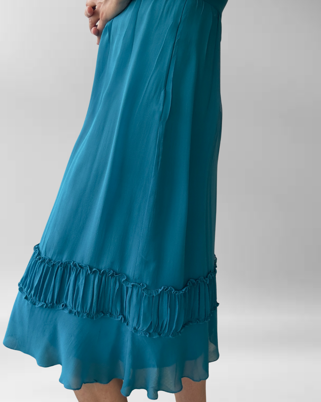 VESTIDO FIESTA SEDA | S-M  7