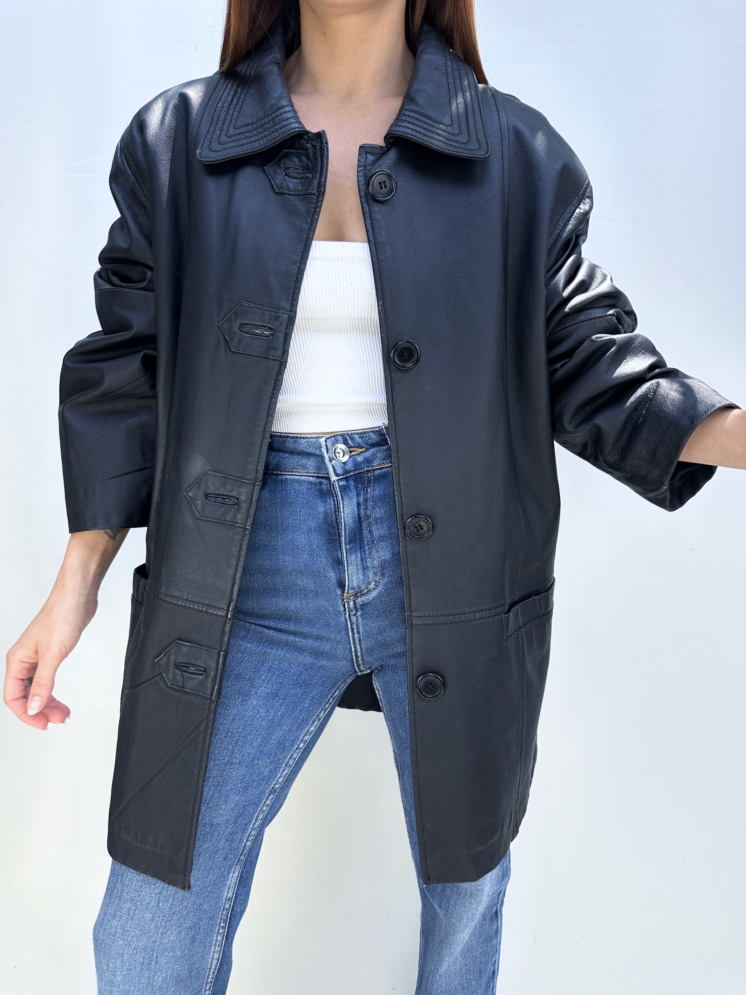 CHAQUETÓN CUERO I XL 1