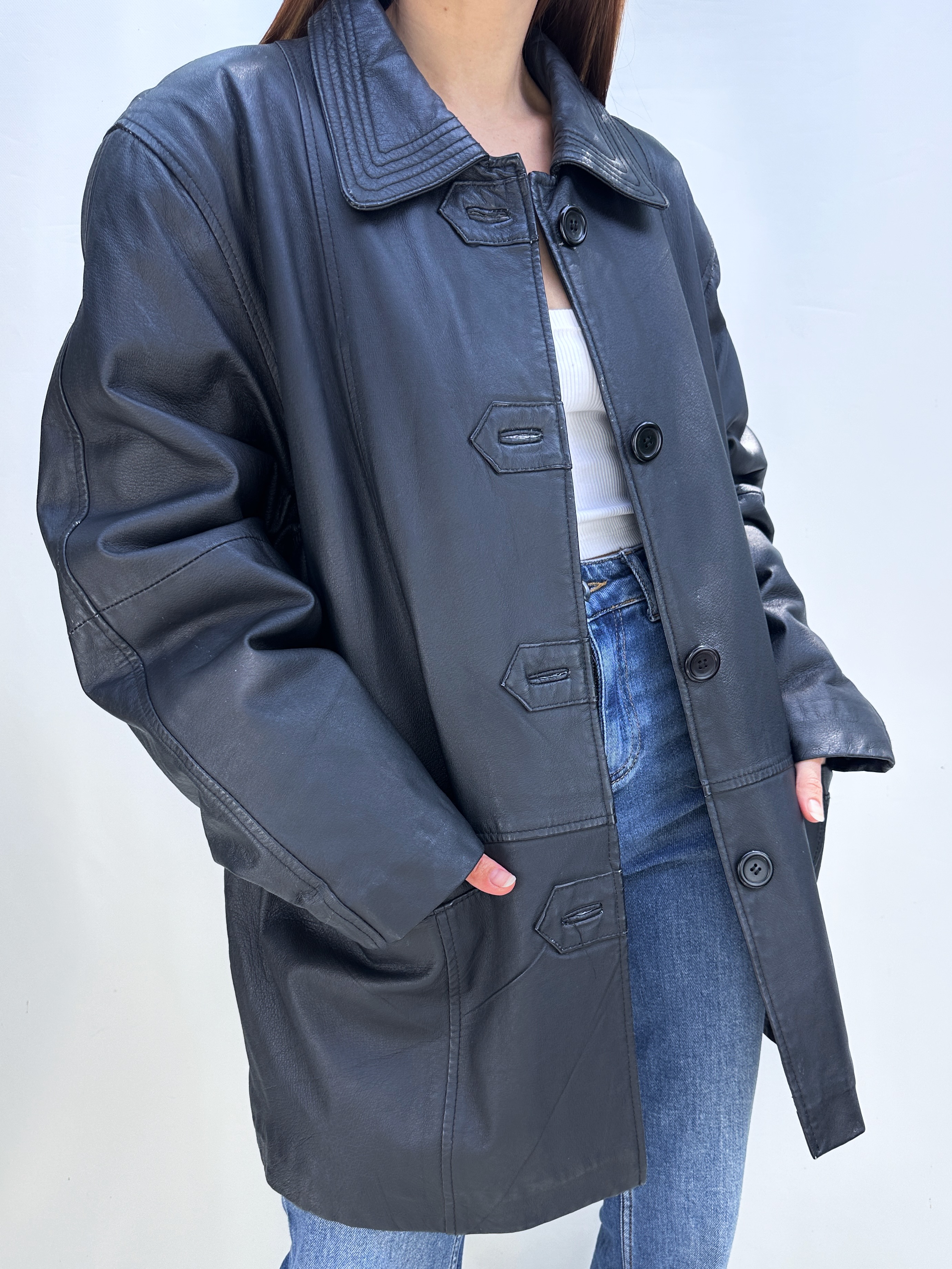 CHAQUETÓN CUERO I XL 2