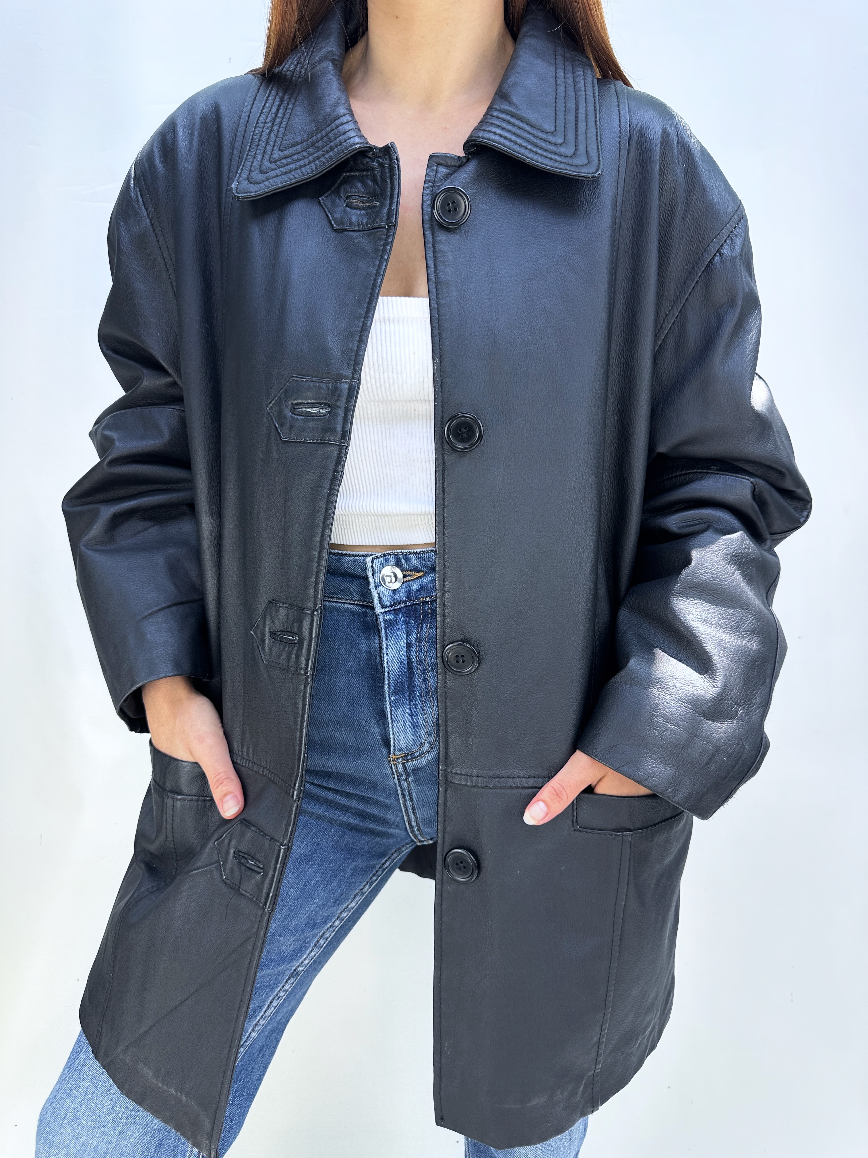 CHAQUETÓN CUERO I XL 3