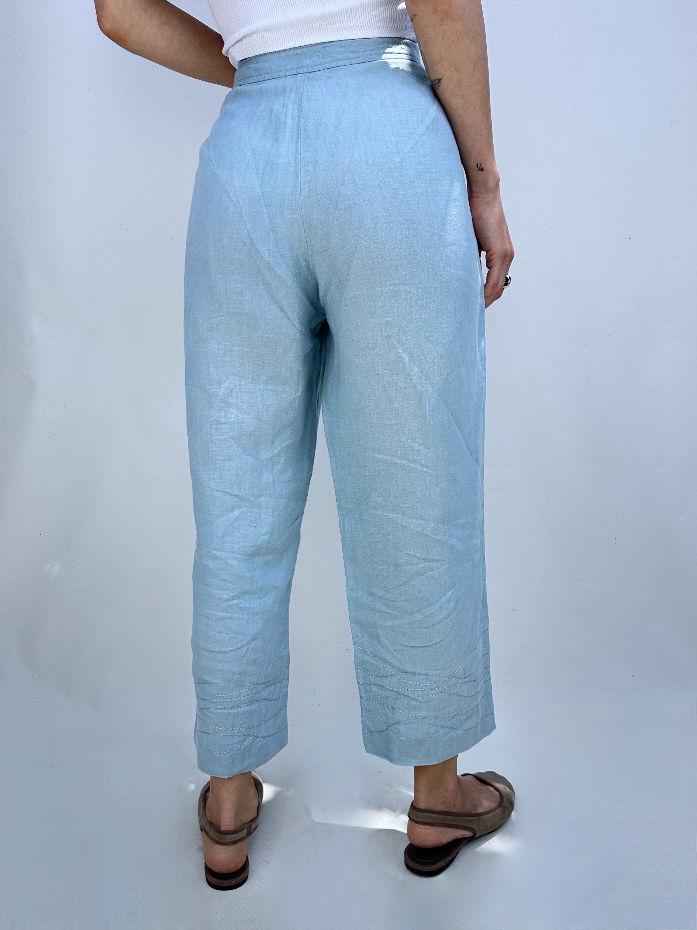 PANTALÓN CAPRI I LINO I 34-36 4
