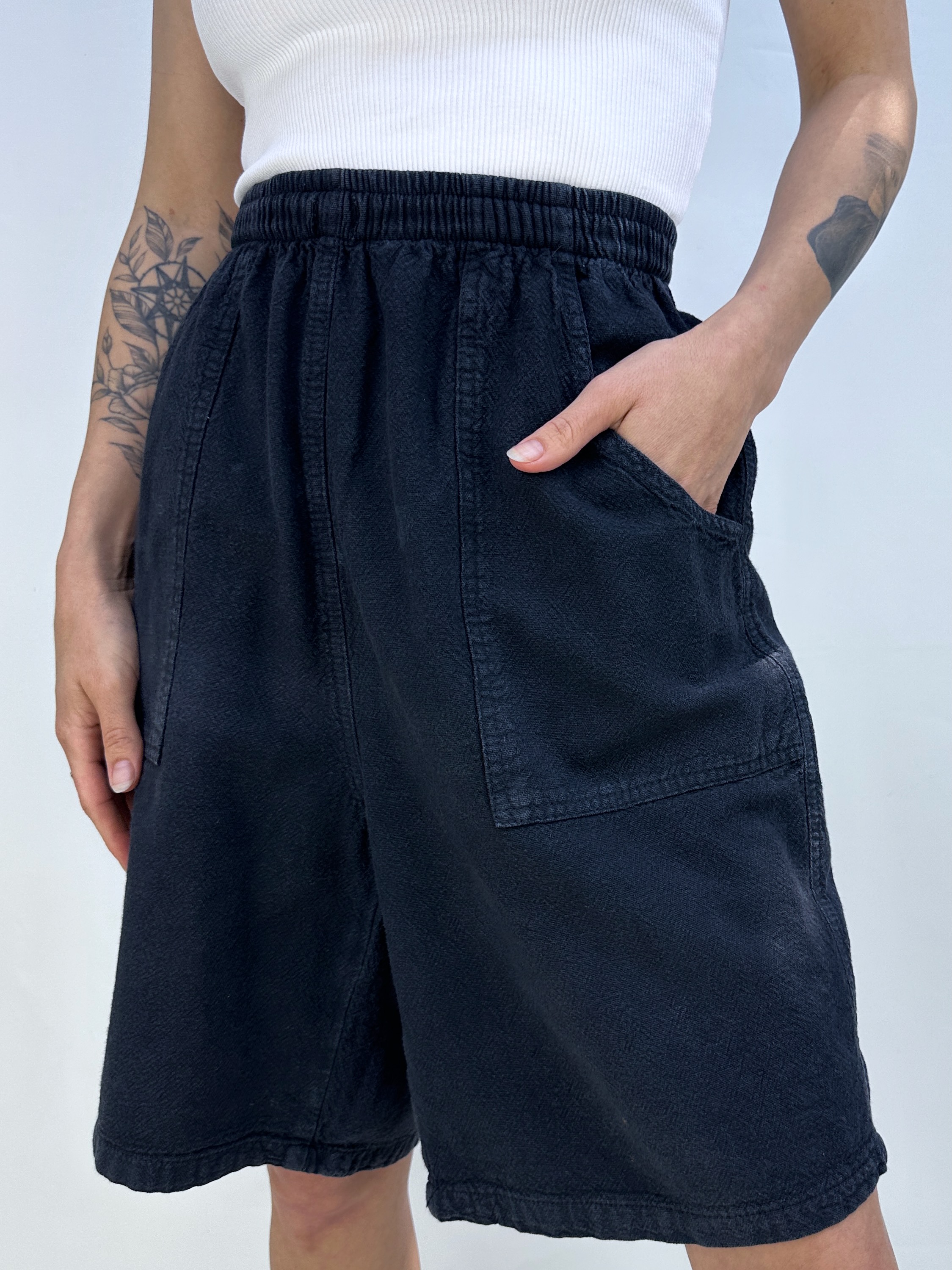 SHORT NEGRO ALGODÓN I 38-42 1