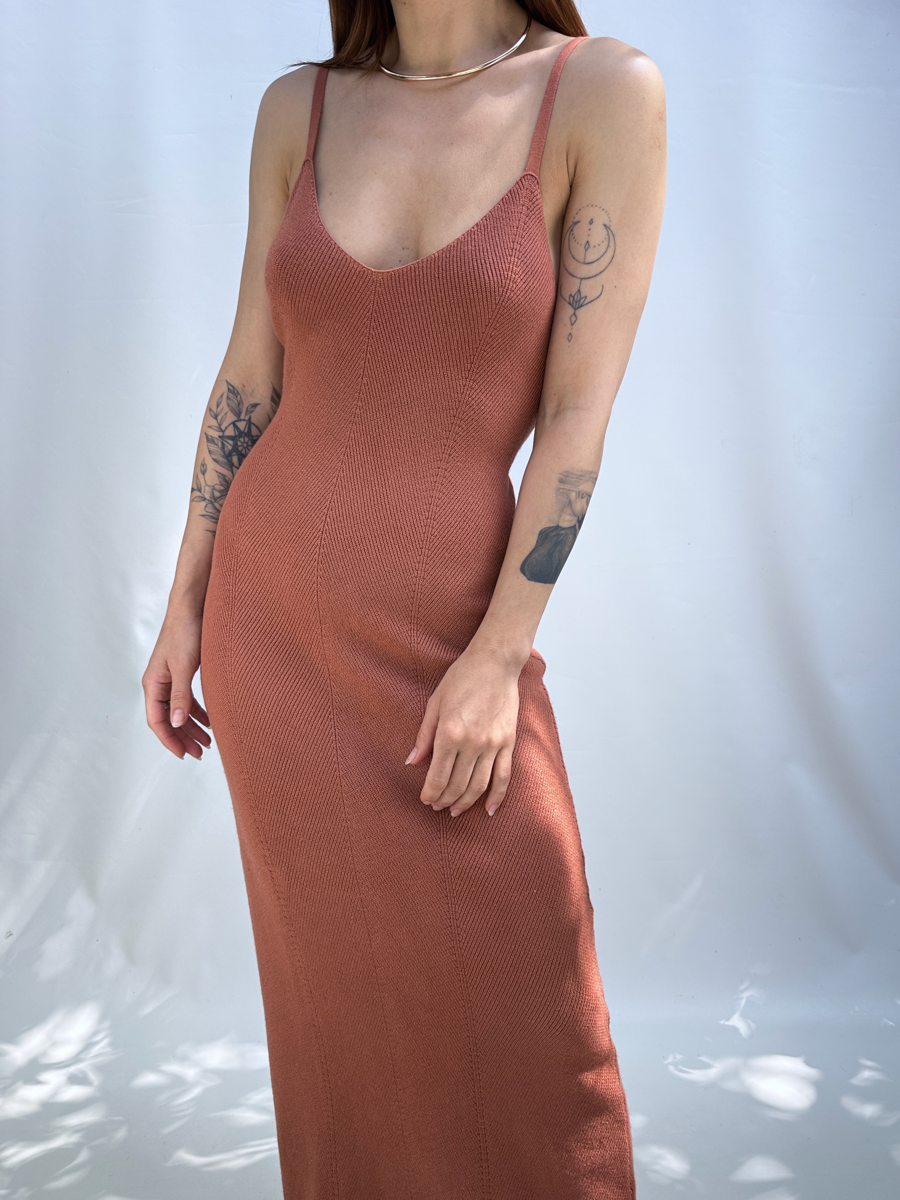 VESTIDO TEJIDO TERRACOTA I S-M 5