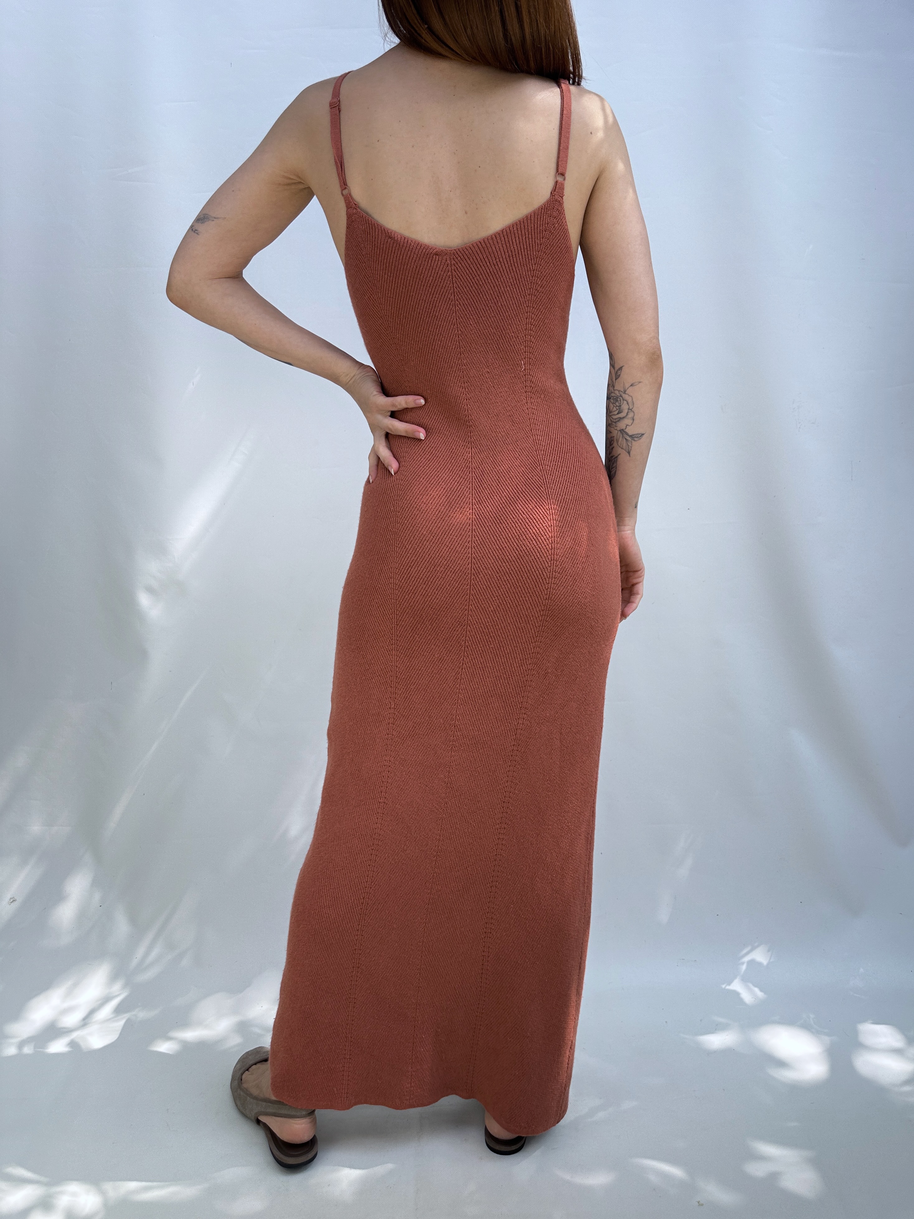 VESTIDO TEJIDO TERRACOTA I S-M 3