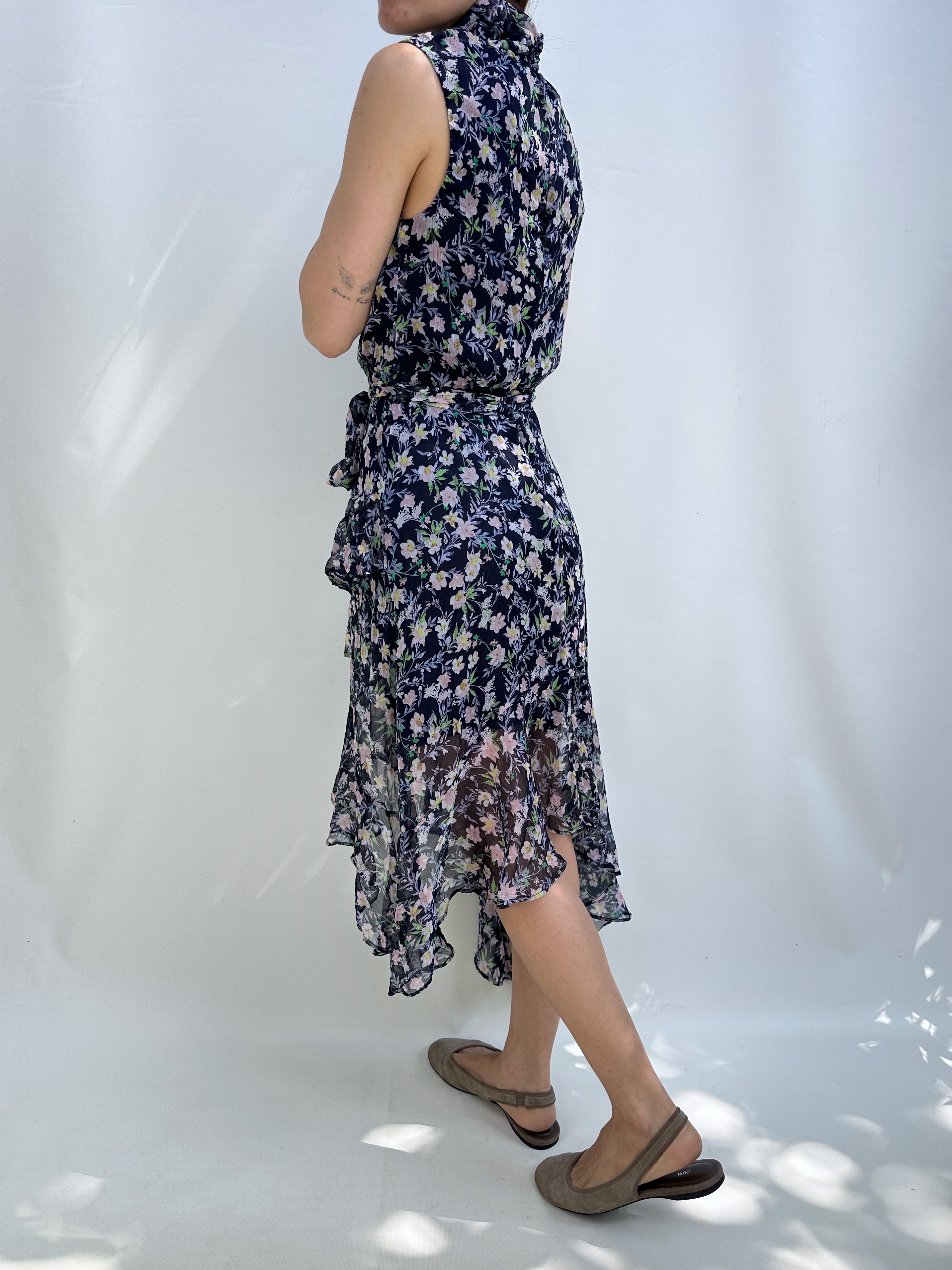 VESTIDO CHIFÓN FLOREADO I XS-S 4