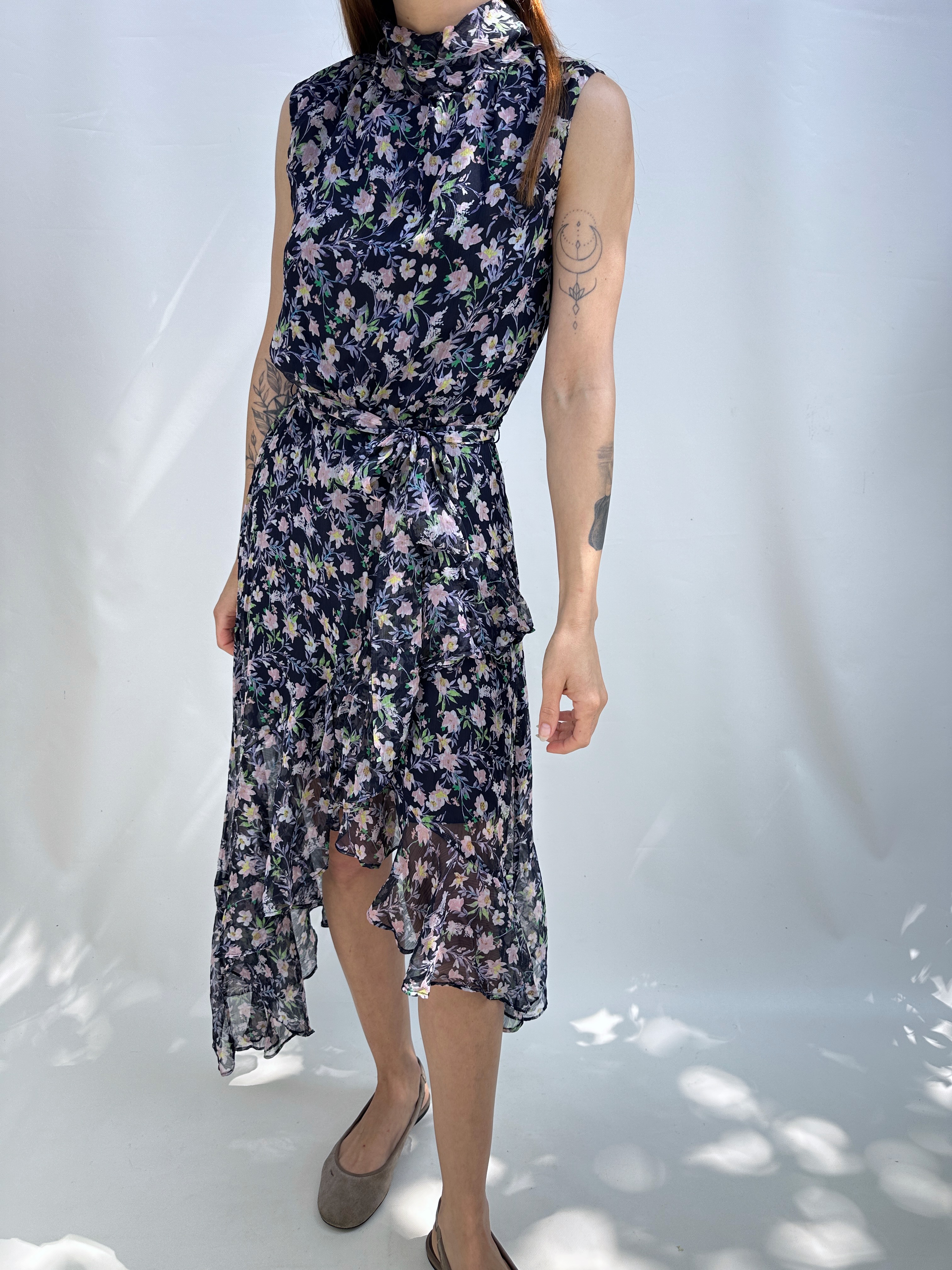 VESTIDO CHIFÓN FLOREADO I XS-S 5