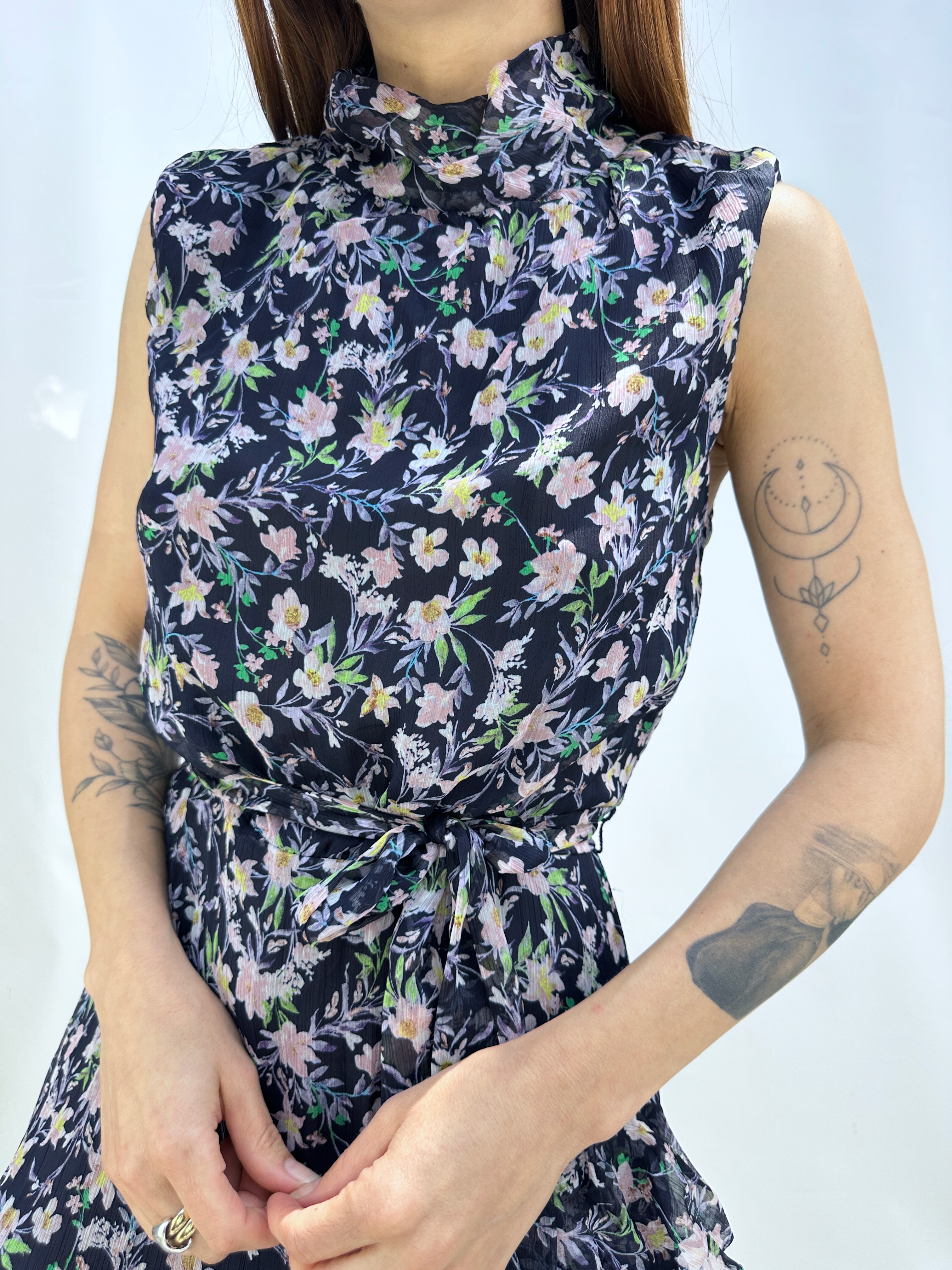 VESTIDO CHIFÓN FLOREADO I XS-S 3