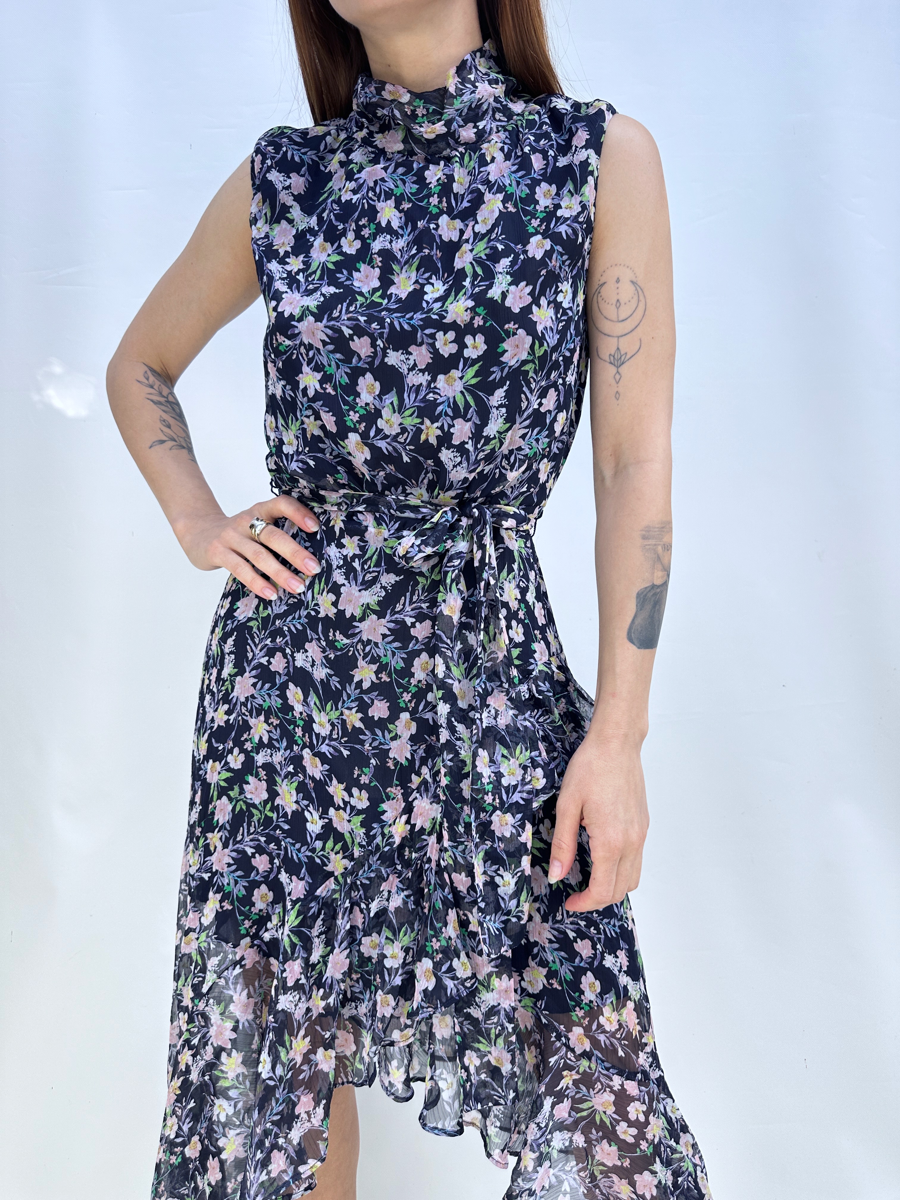 VESTIDO CHIFÓN FLOREADO I XS-S 6