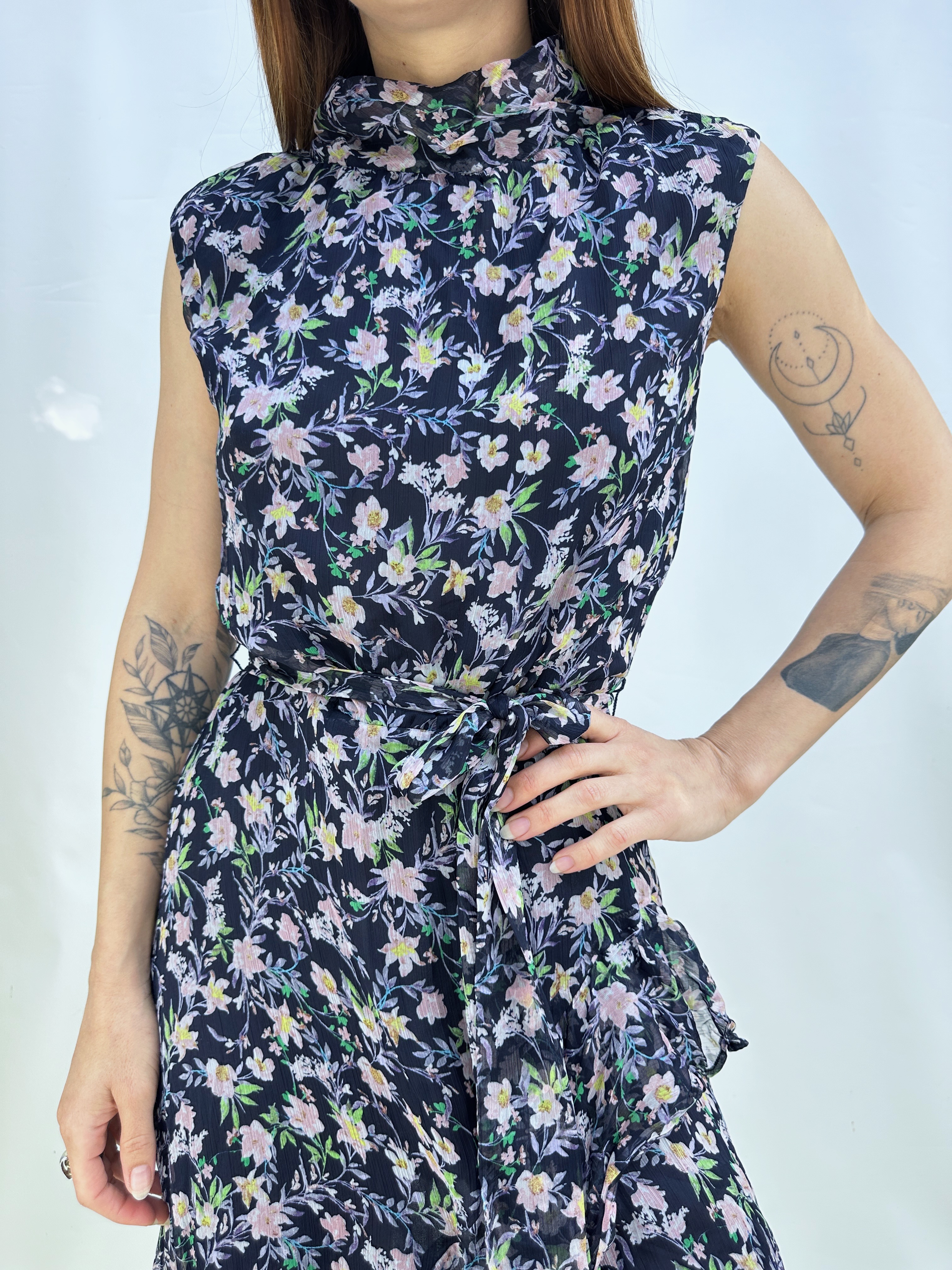 VESTIDO CHIFÓN FLOREADO I XS-S 1