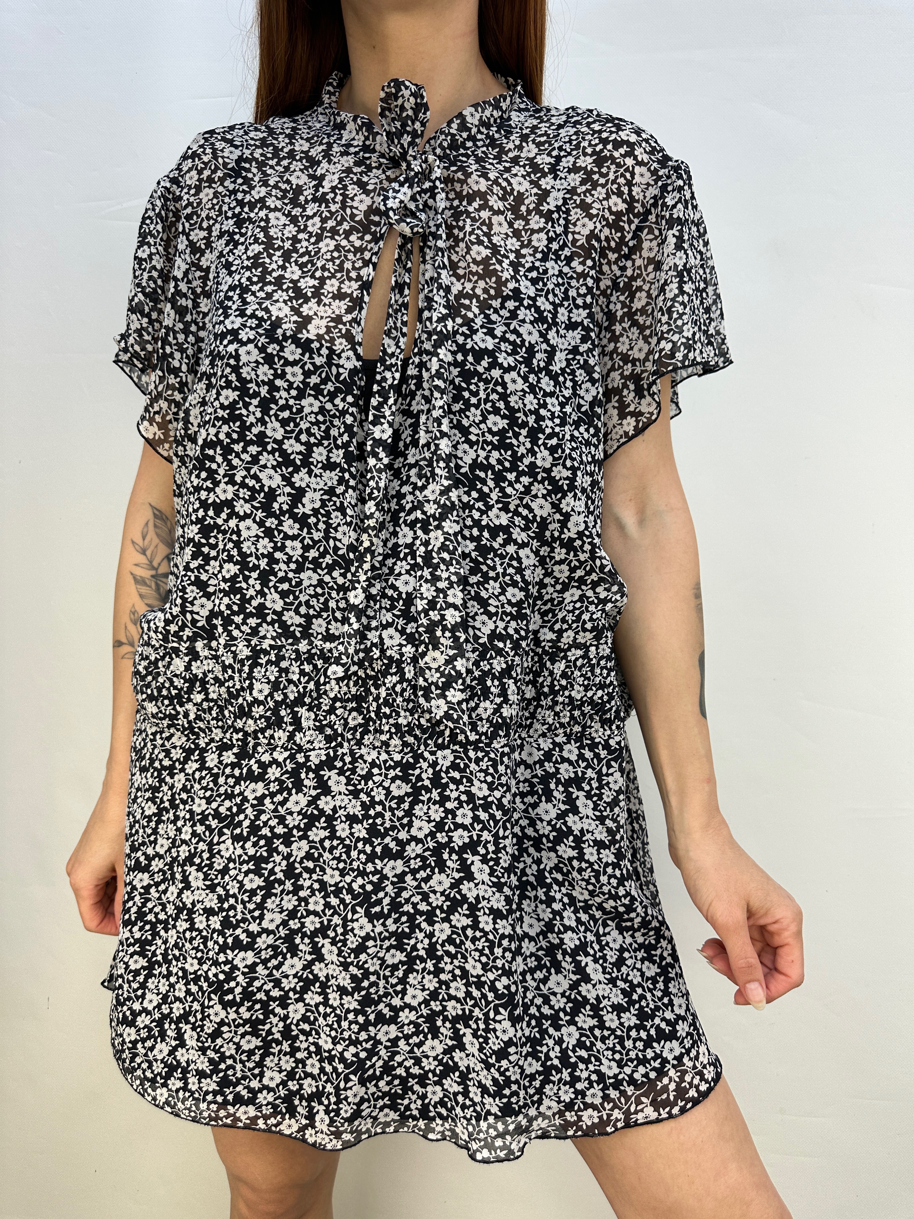 POLERA SEDA FLOREADA I 2XL 3