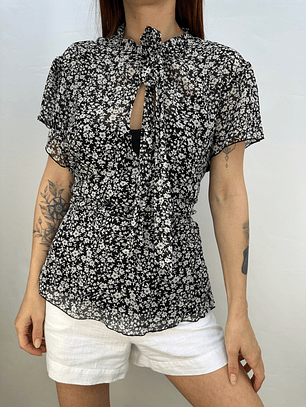 POLERA SEDA FLOREADA I 2XL