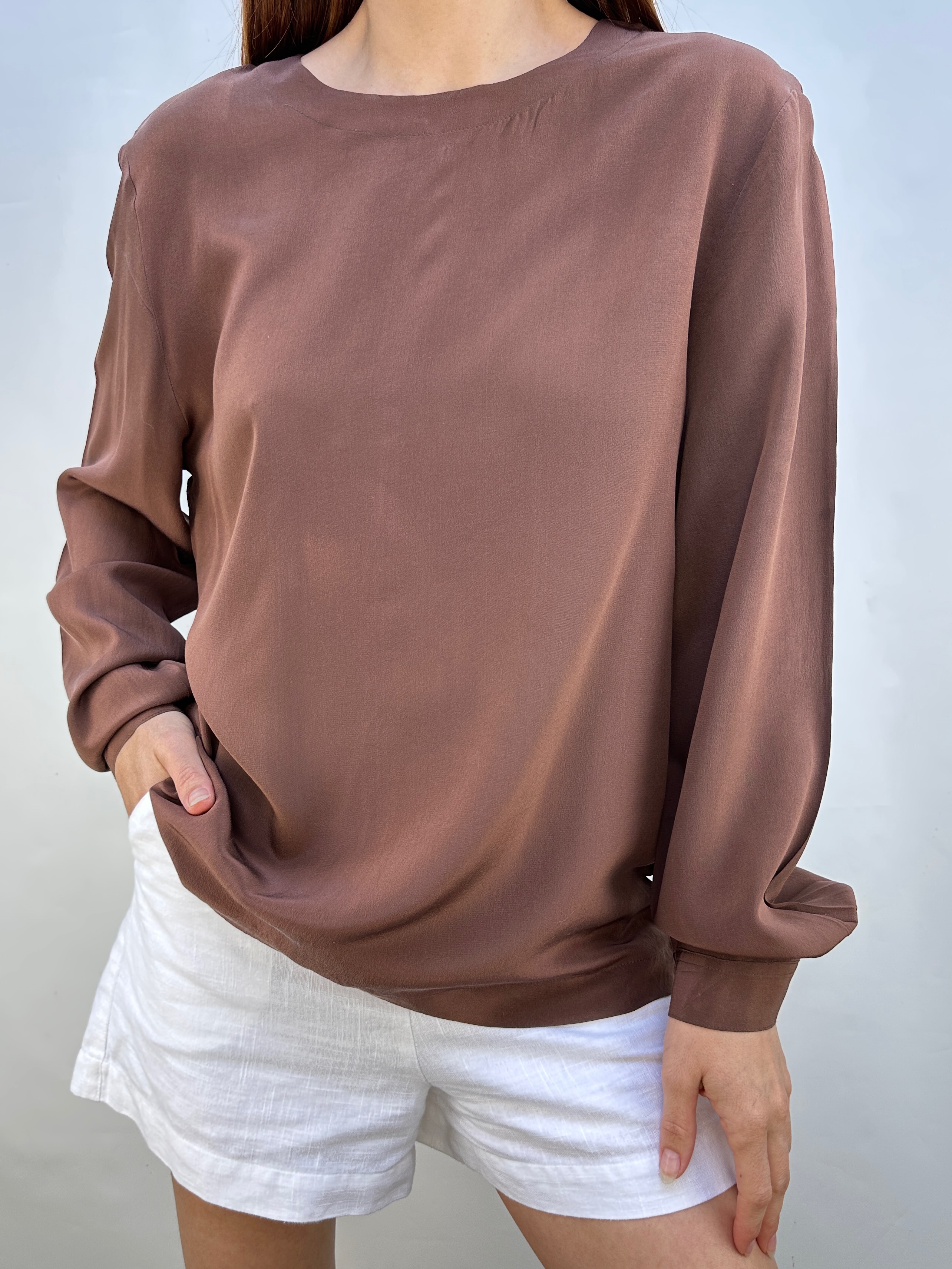 POLERA SEDA CHOCOLATE I M 2
