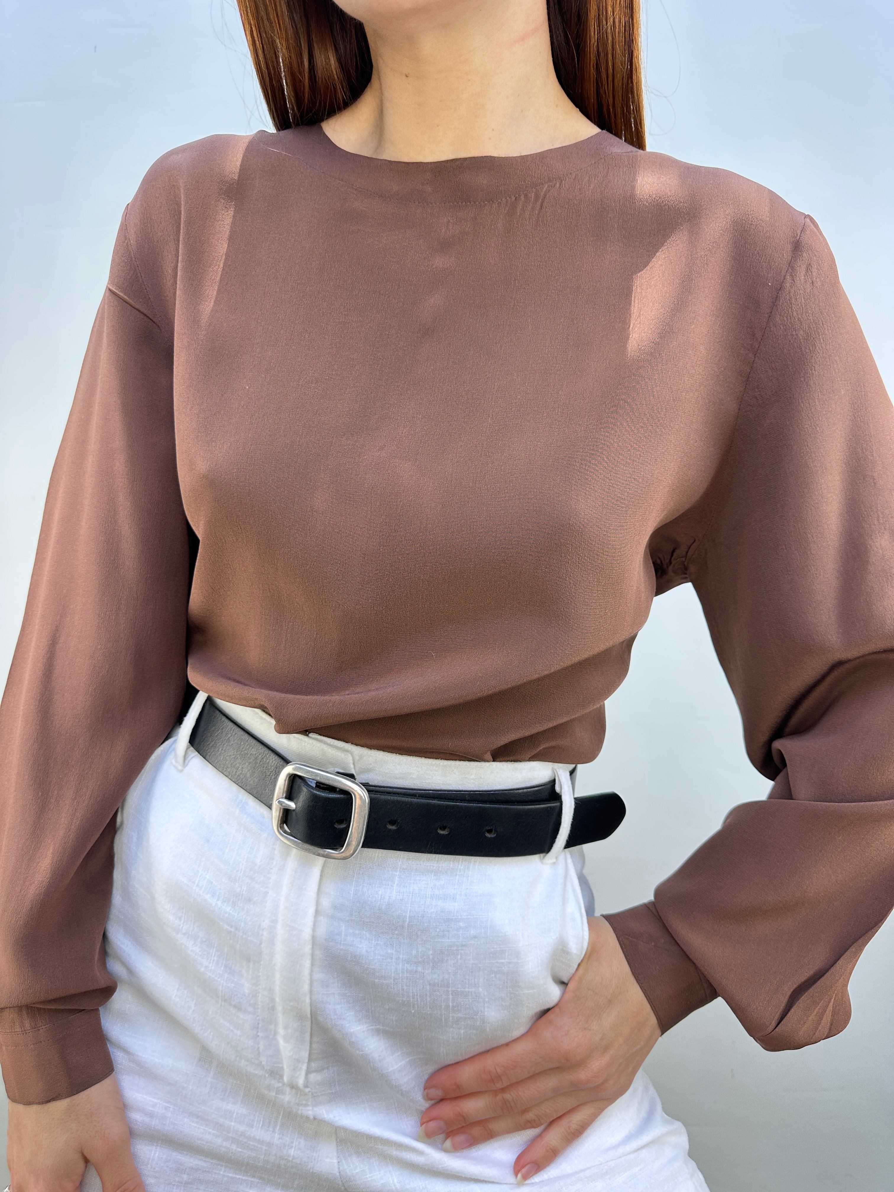 POLERA SEDA CHOCOLATE I M 1