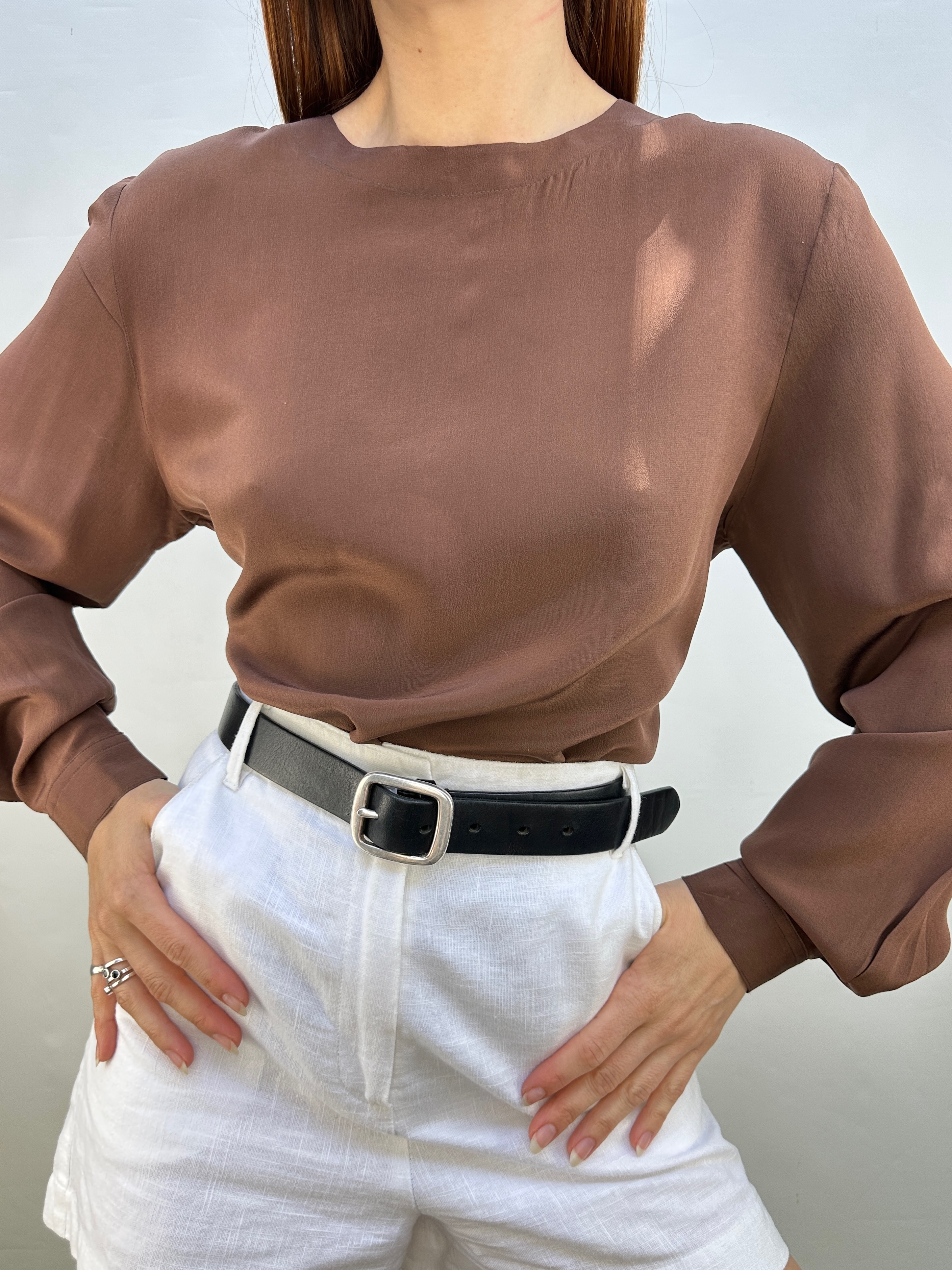 POLERA SEDA CHOCOLATE I M 6