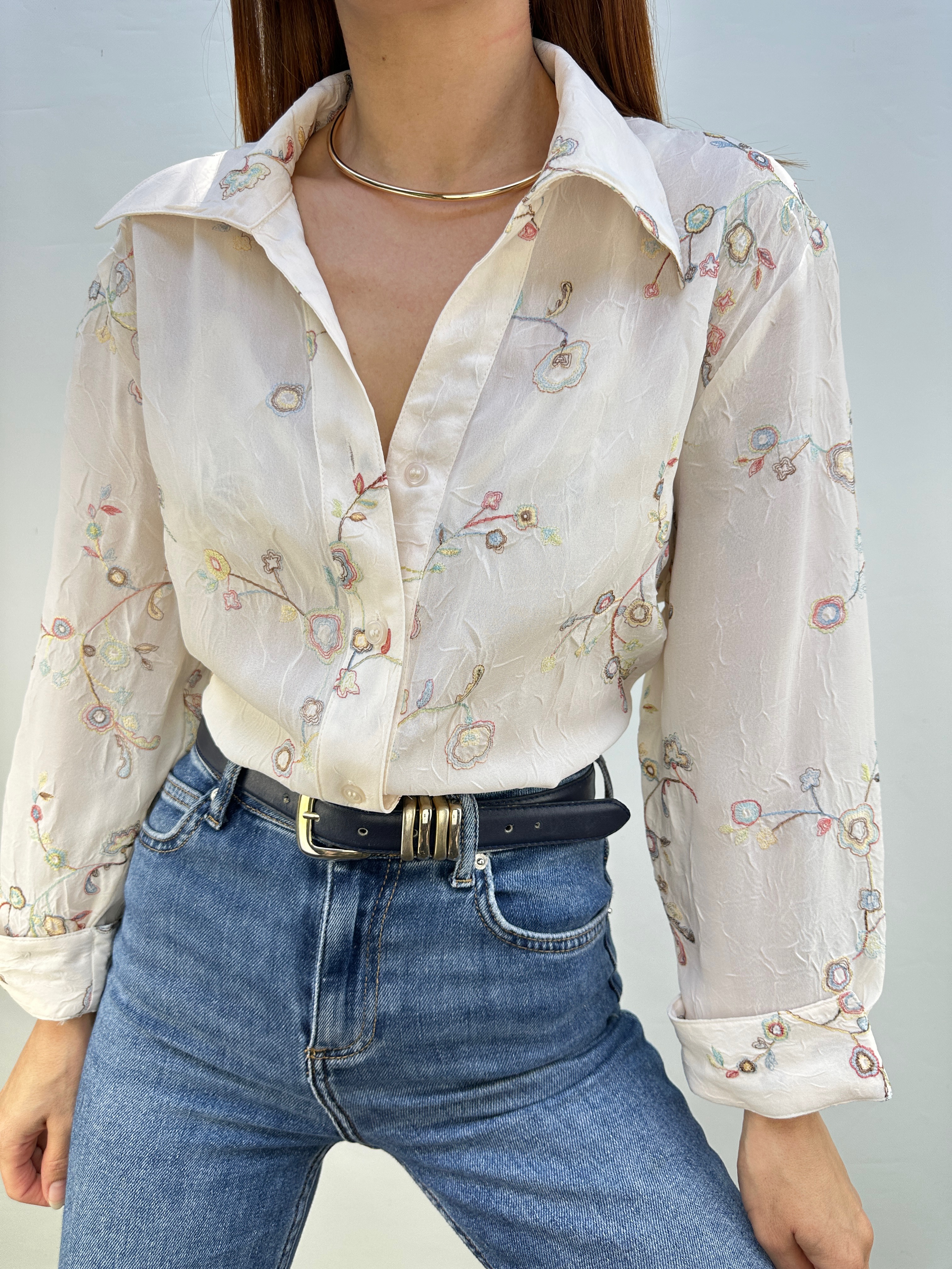 BLUSA CHIFÓN BORDADA I M 1