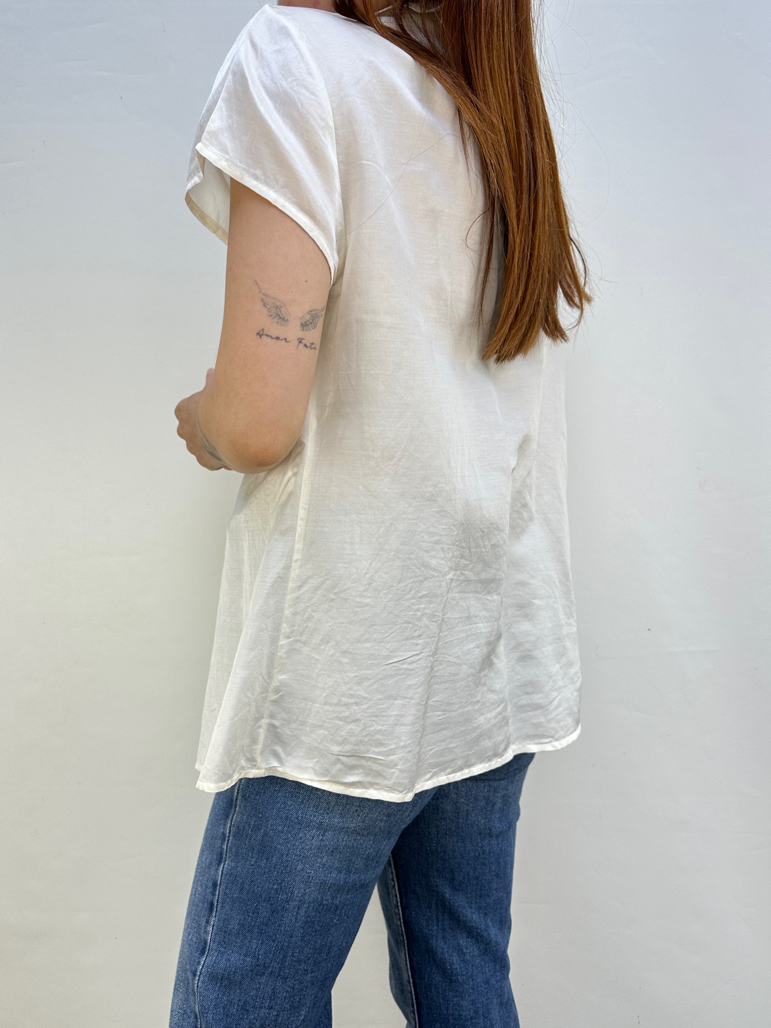 BLUSA SEDA TALBOTS I S-M 3