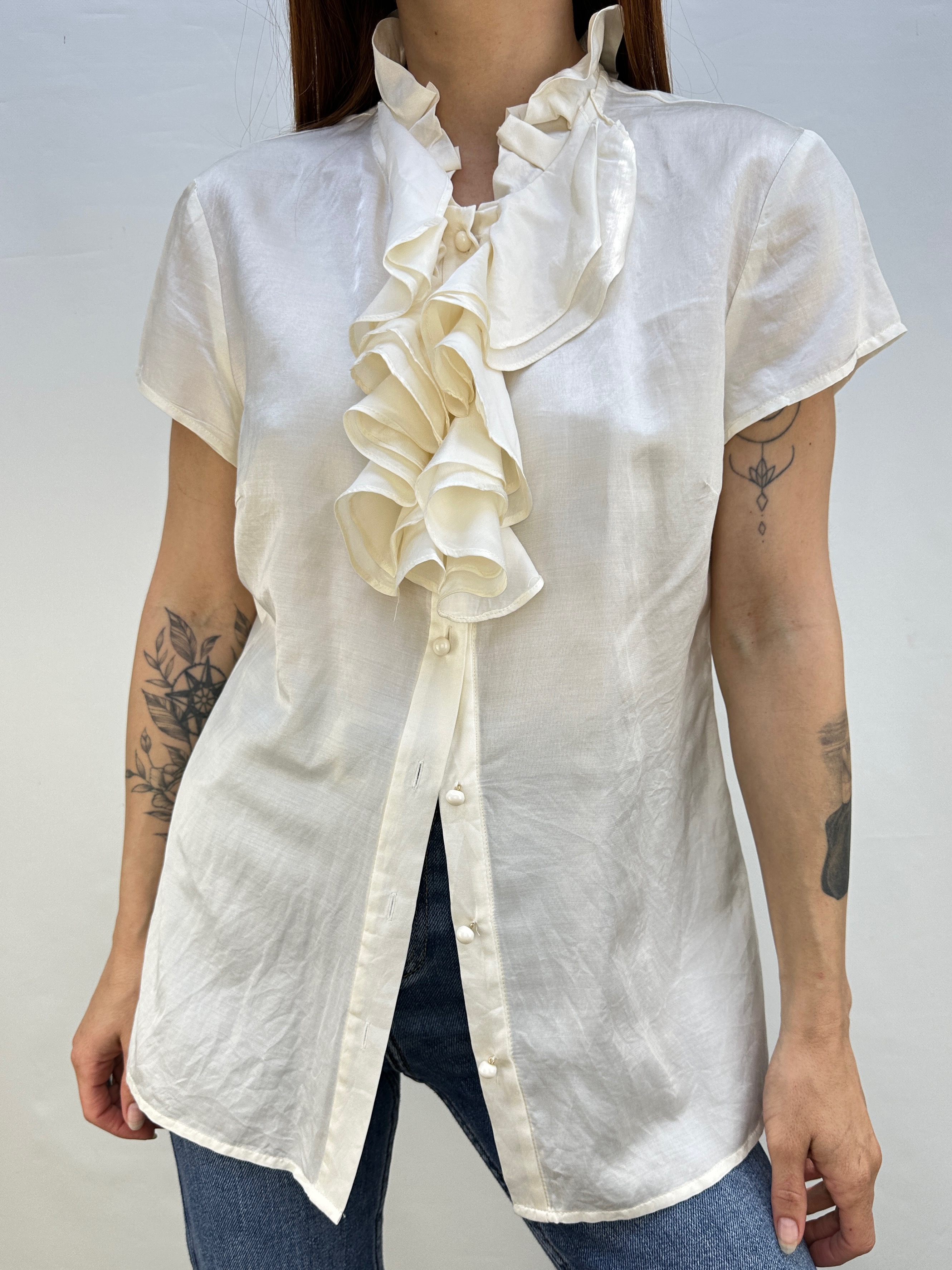 BLUSA SEDA TALBOTS I S-M 2