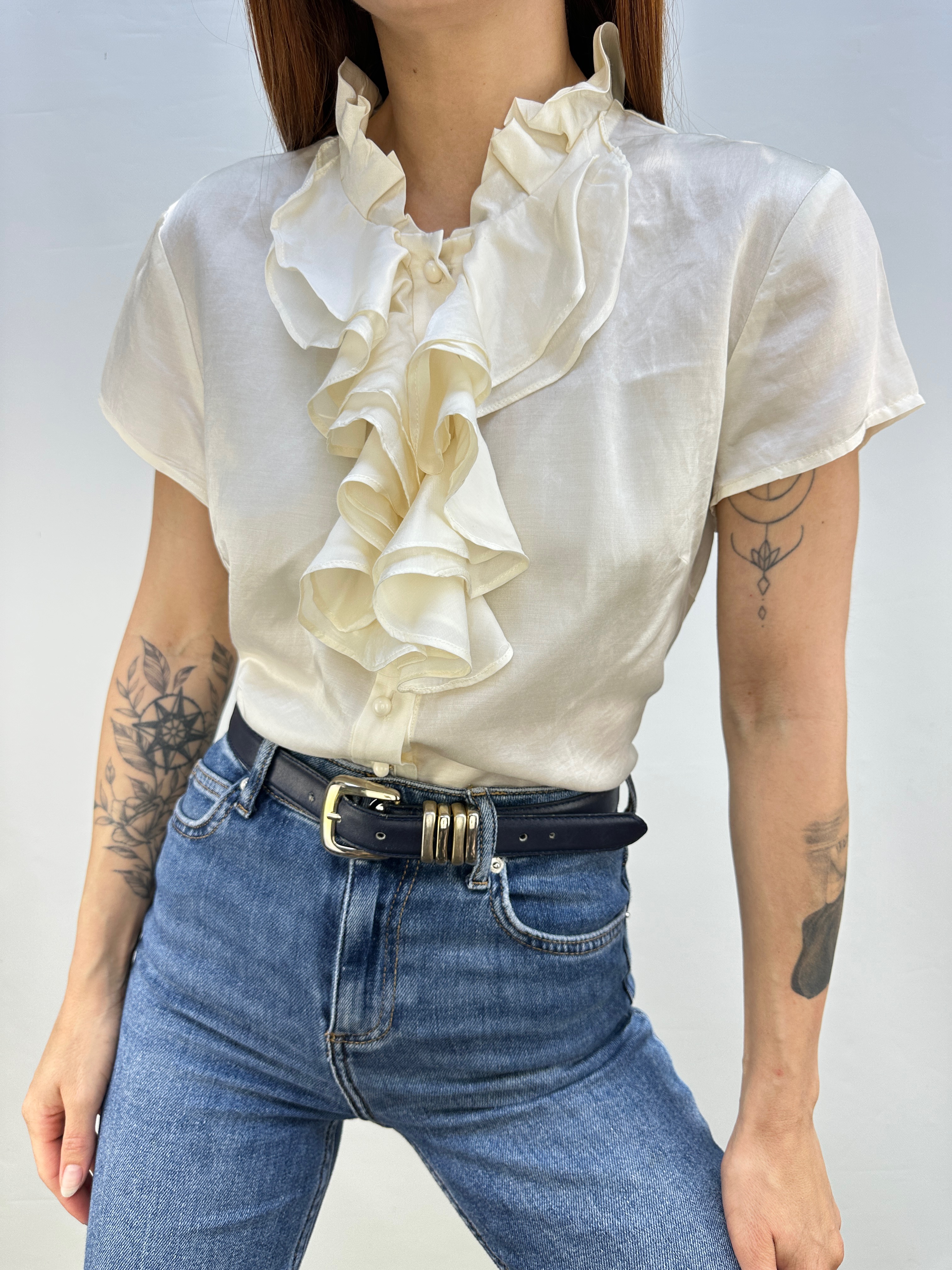 BLUSA SEDA TALBOTS I S-M 1