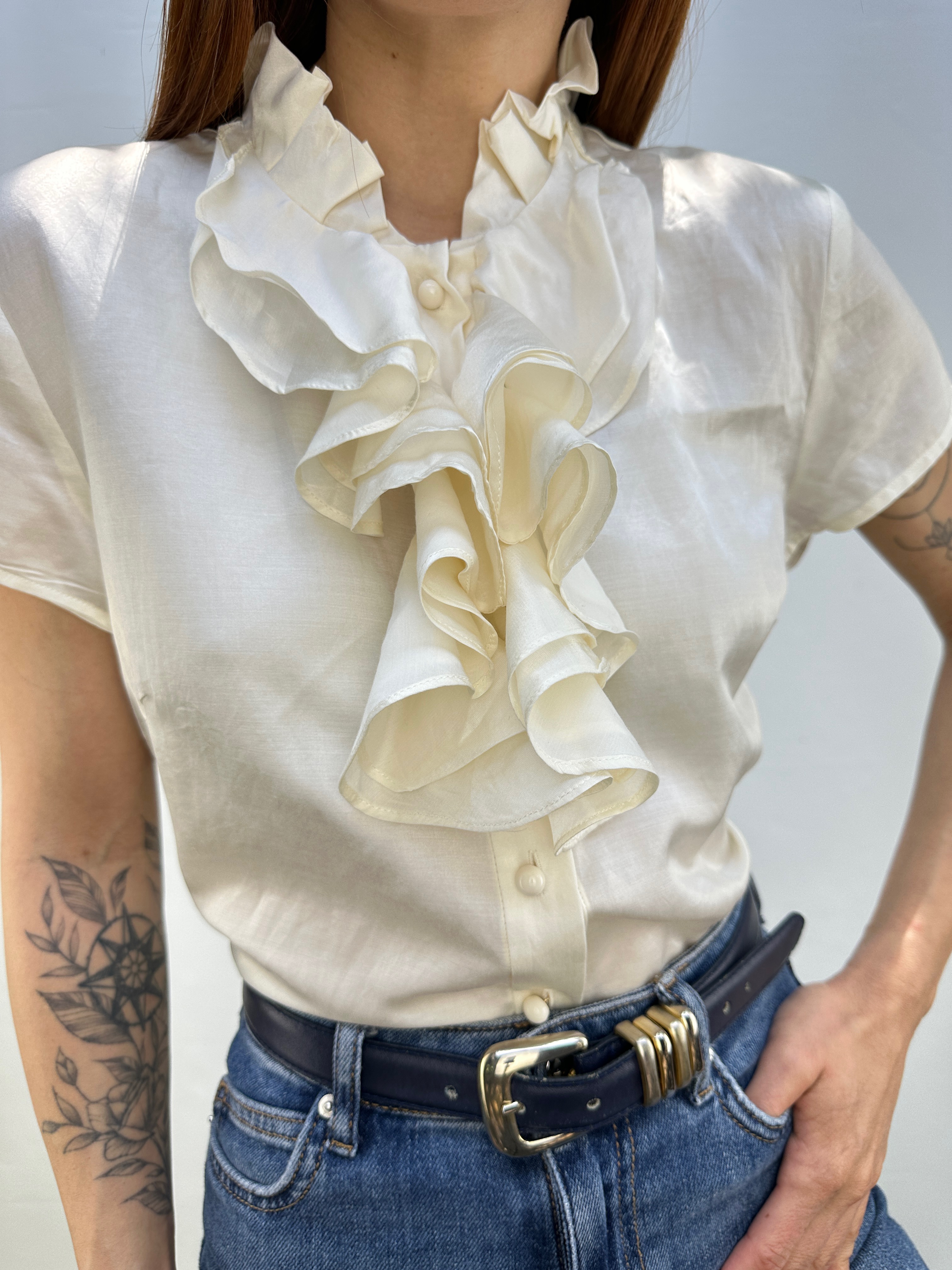 BLUSA SEDA TALBOTS I S-M 5