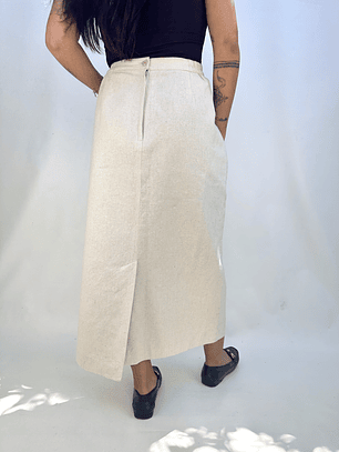 FALDA LINO-ALGODÓN I L