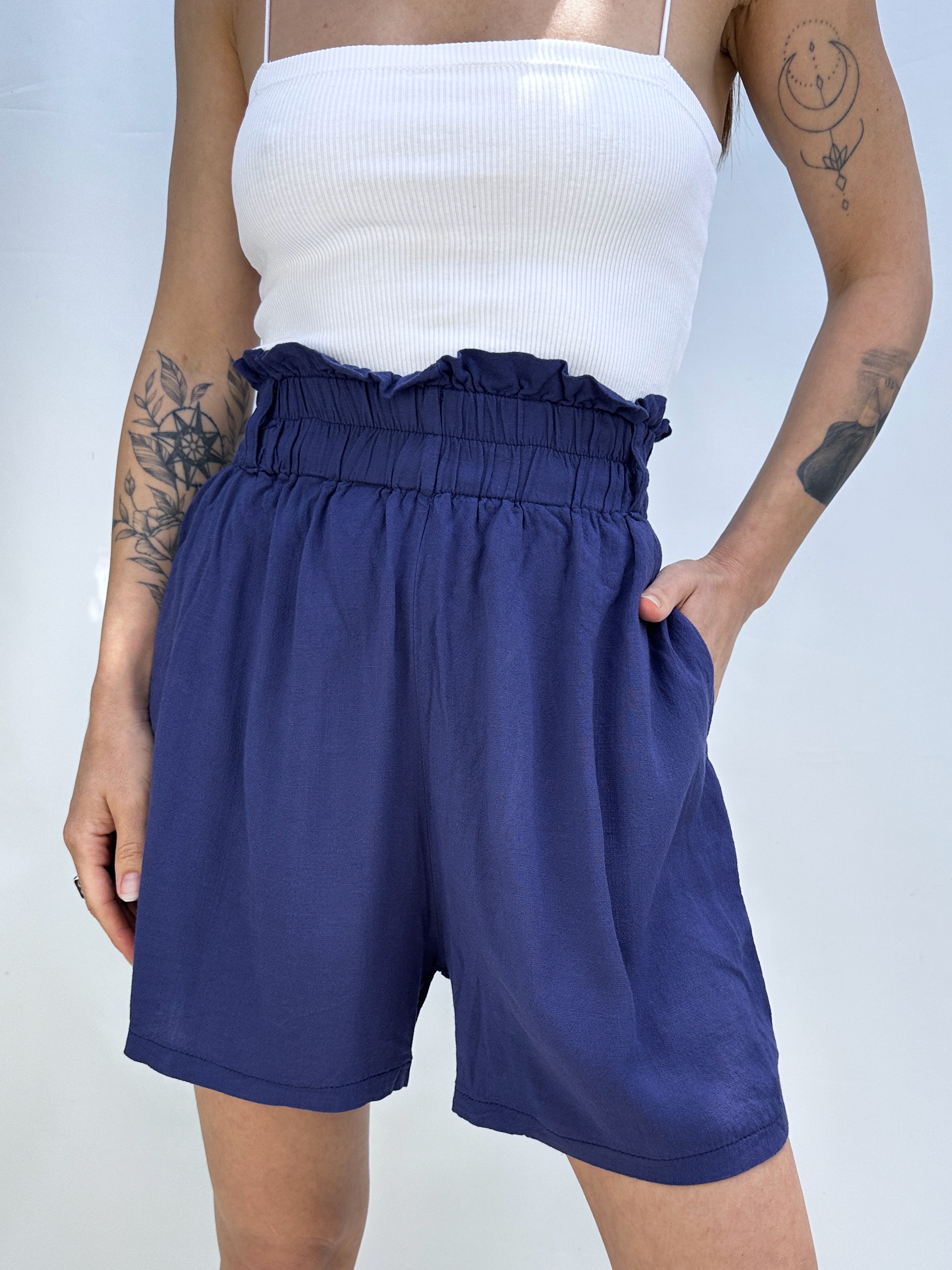 SHORT AZUL MARINO I S 3