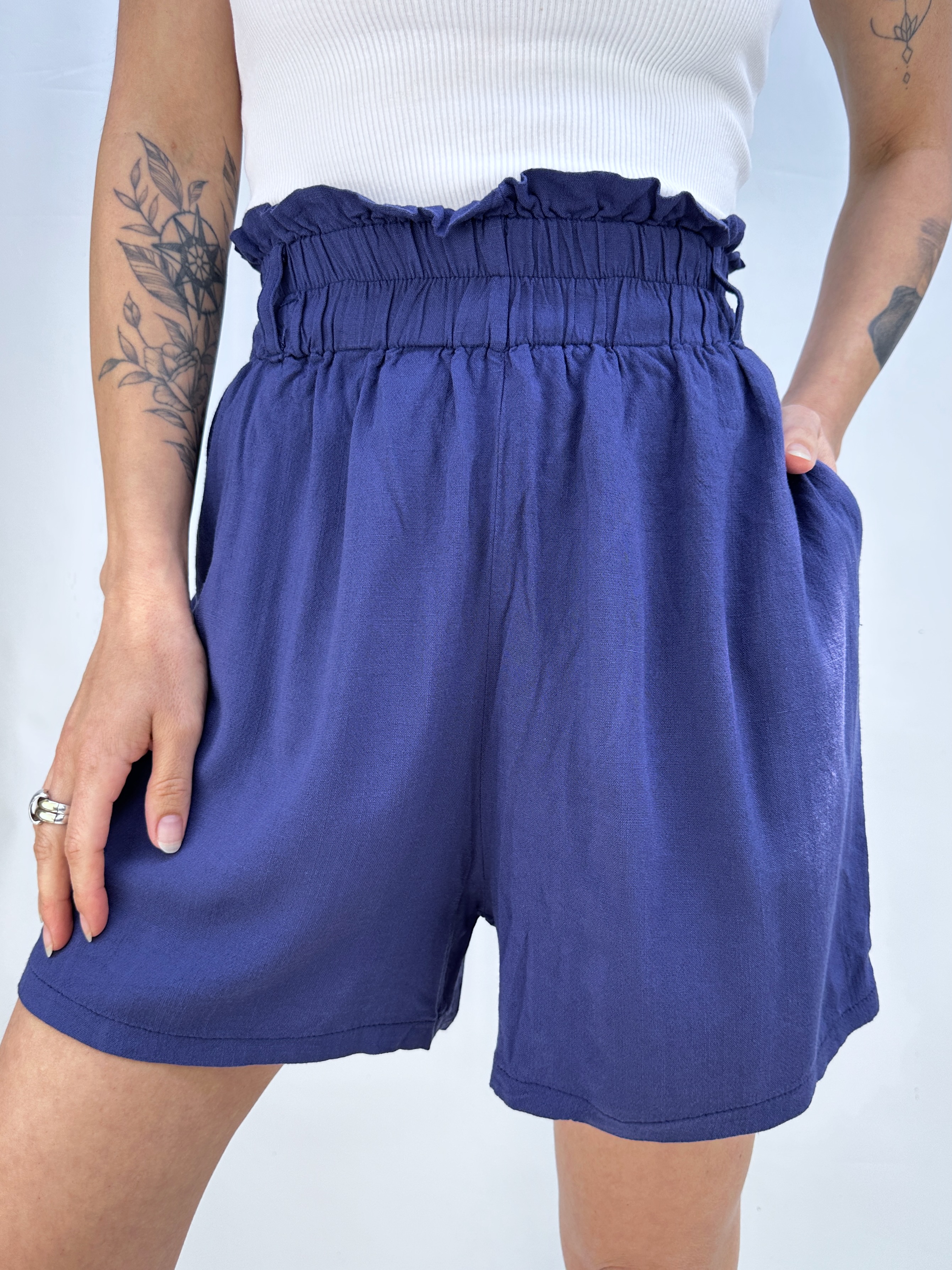 SHORT AZUL MARINO I S 5