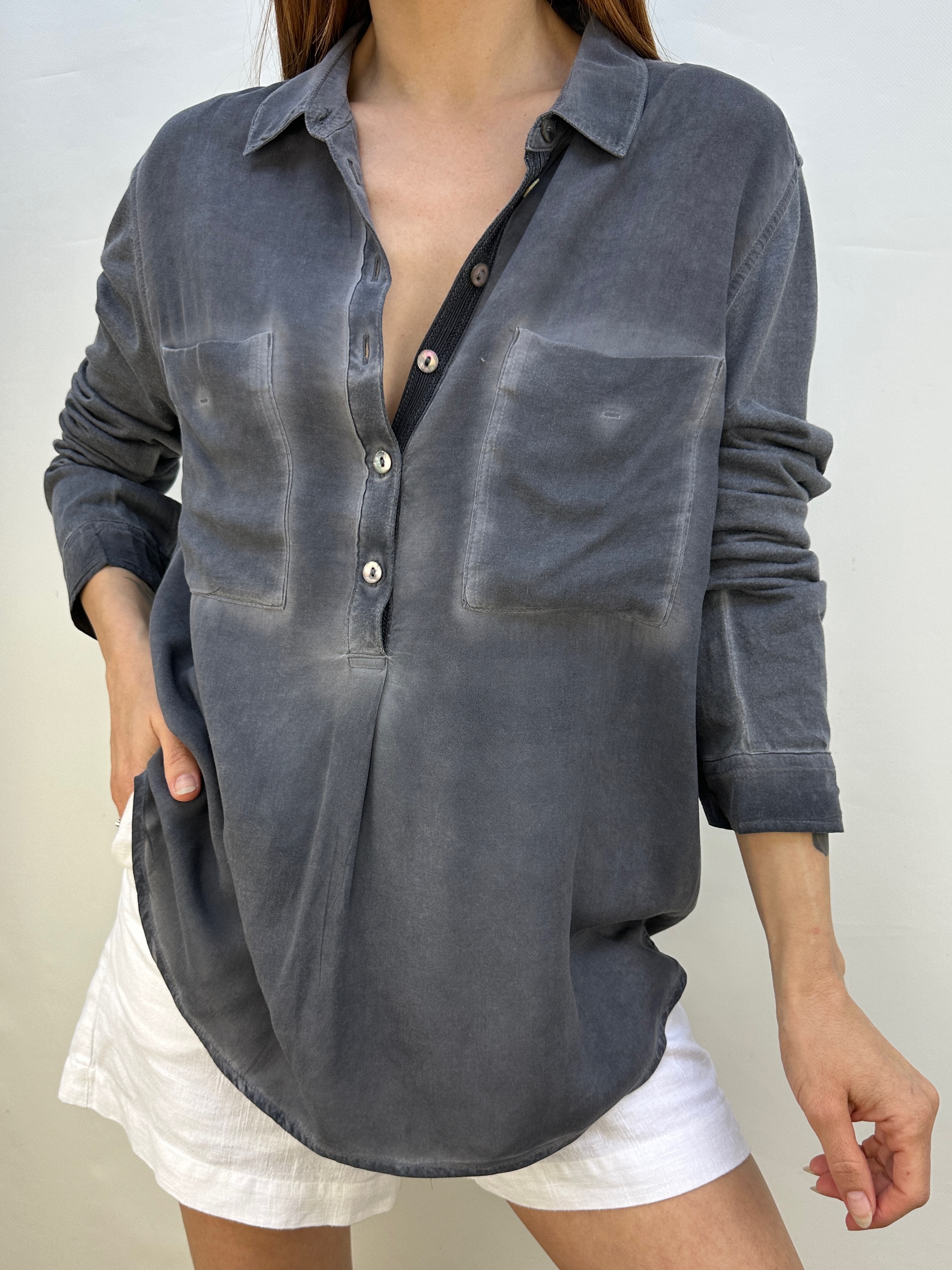 BLUSA GRIS GRAFITO I S-M  1