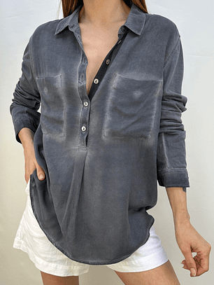 BLUSA GRIS GRAFITO I S-M 