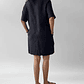 VESTIDO NEGRO LINO | M - Miniatura 4