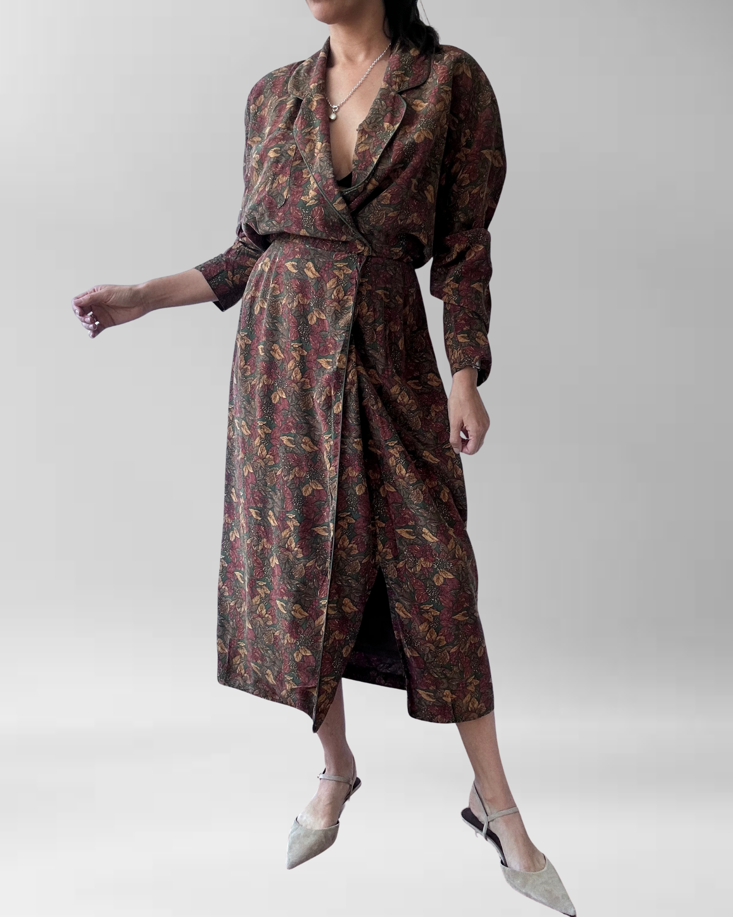 VESTIDO SEDA TALBOTS I L  2