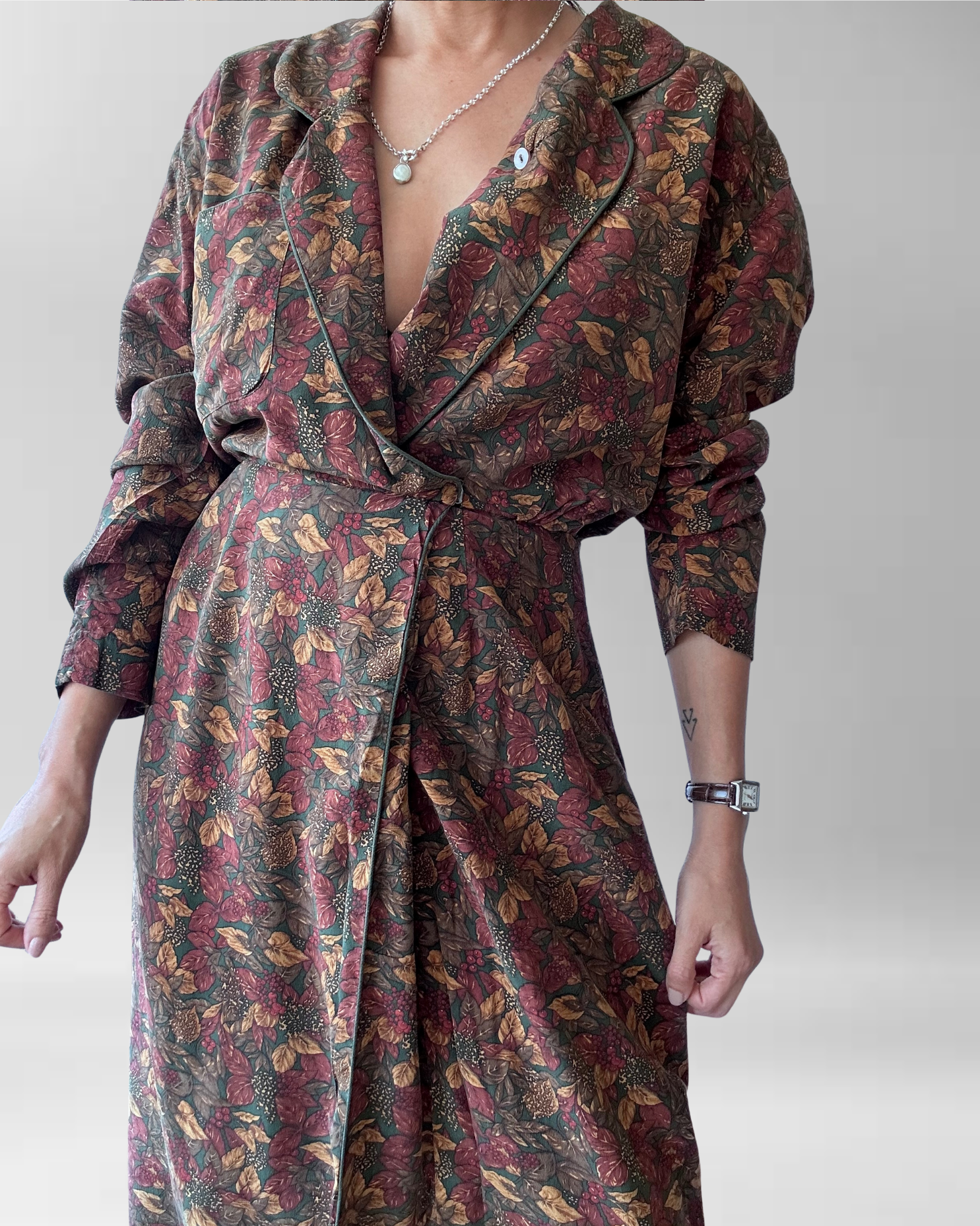 VESTIDO SEDA TALBOTS I L  3