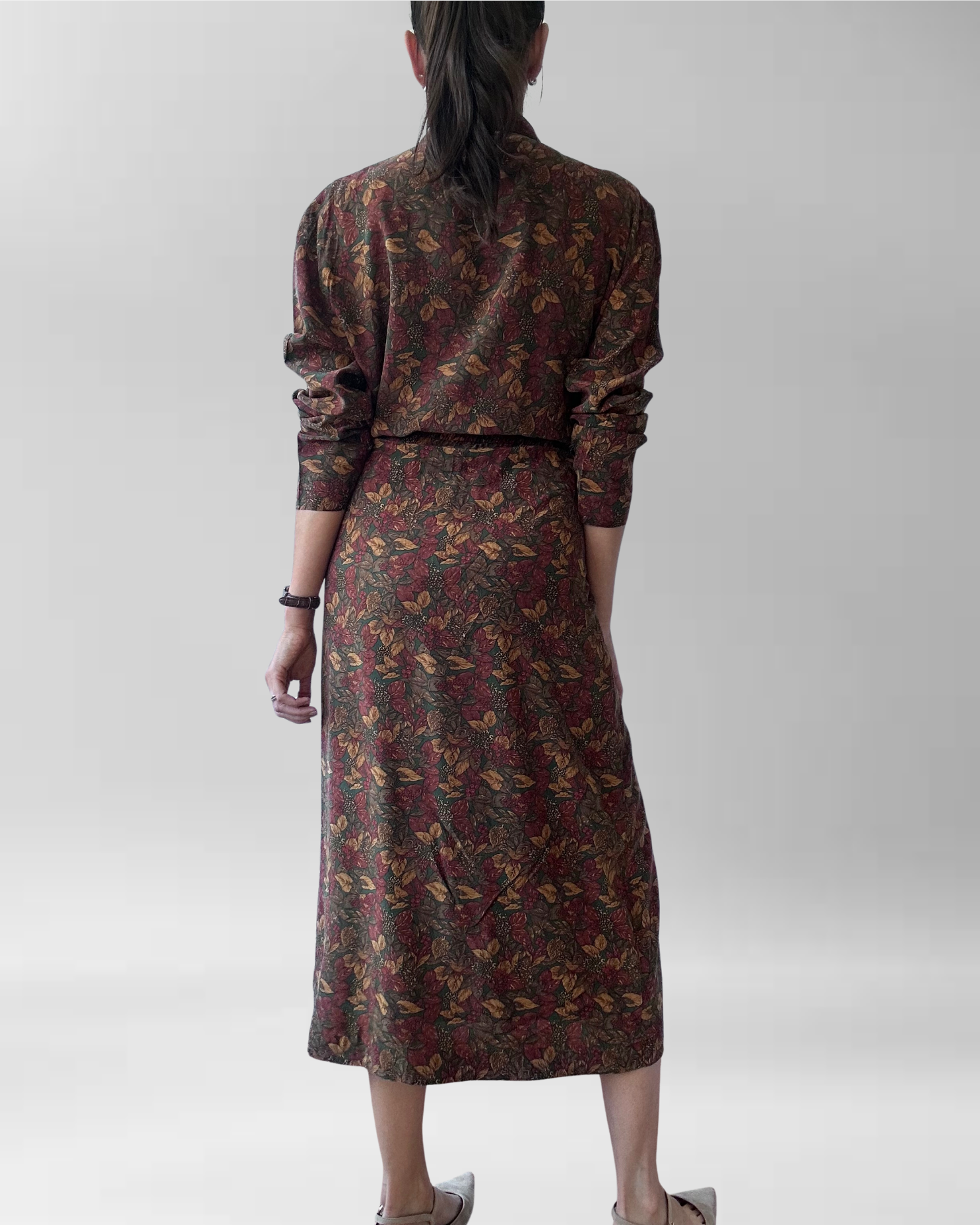 VESTIDO SEDA TALBOTS I L  7