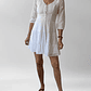 VESTIDO BLANCO BRODERIE | XS-S - Miniatura 3
