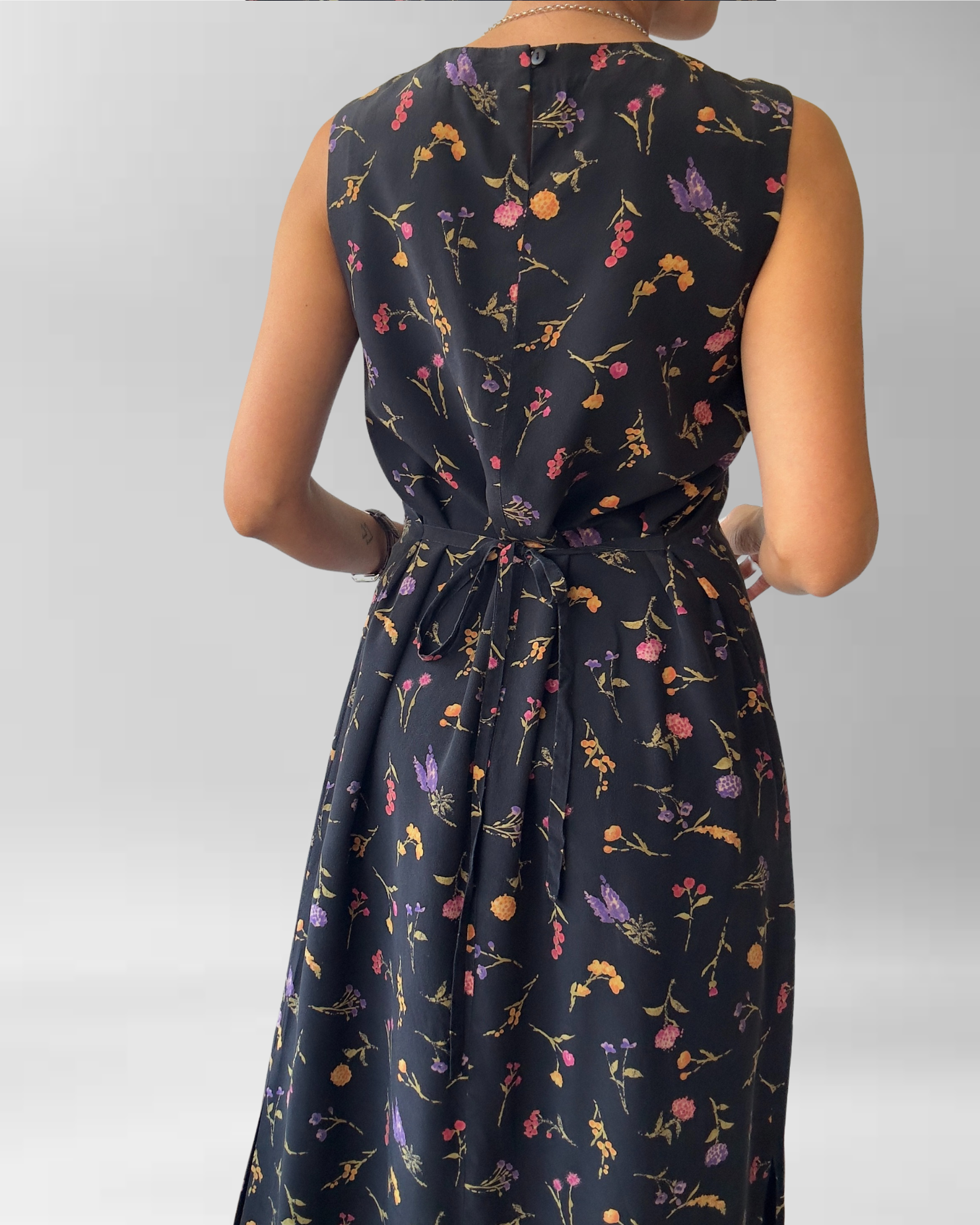 VESTIDO SEDA VINTAGE I L 3