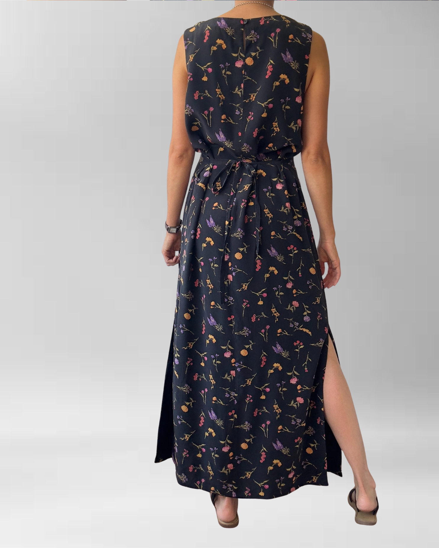 VESTIDO SEDA VINTAGE I L 4