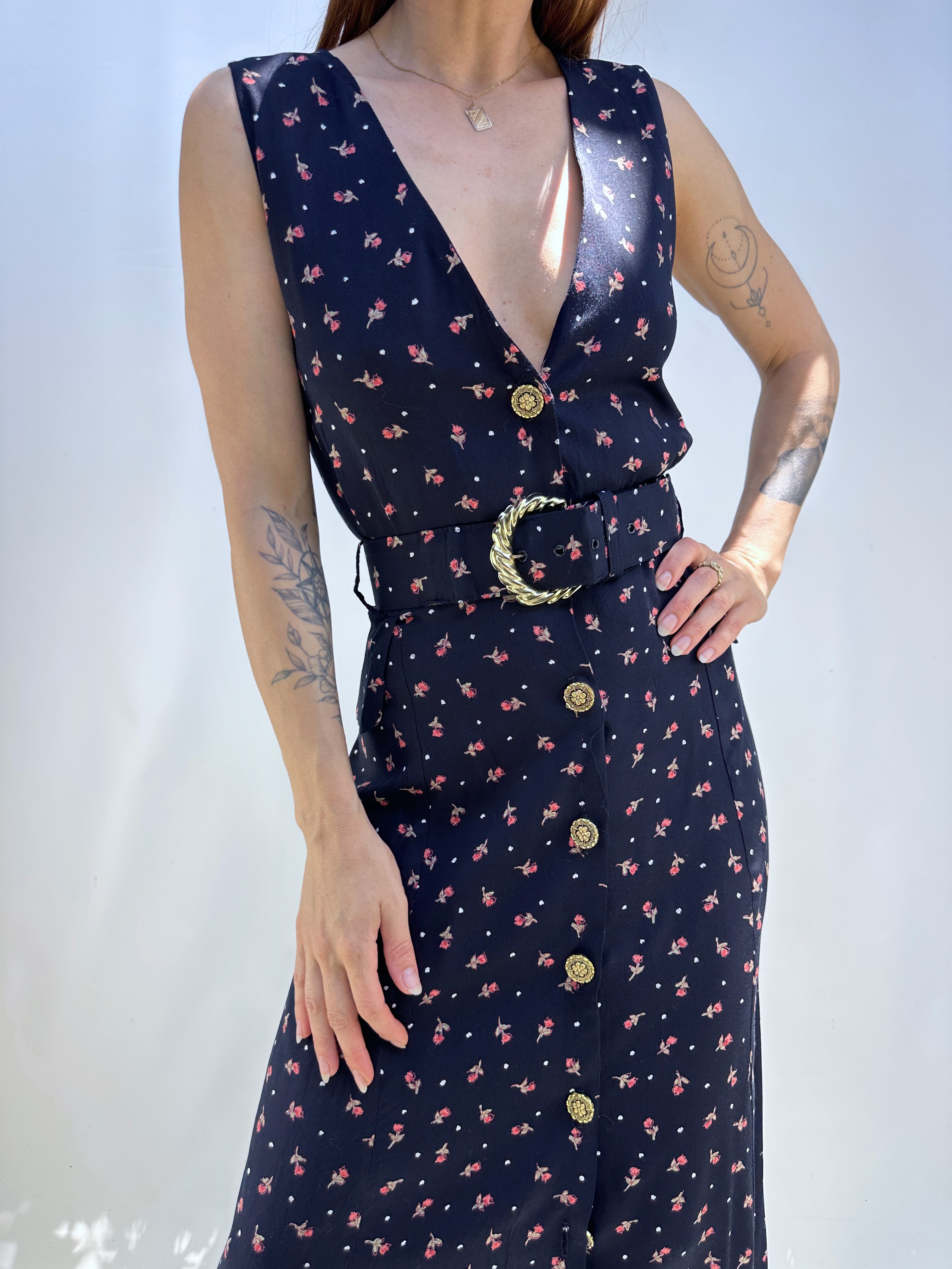VESTIDO VINTAGE FLOREADO I M 1