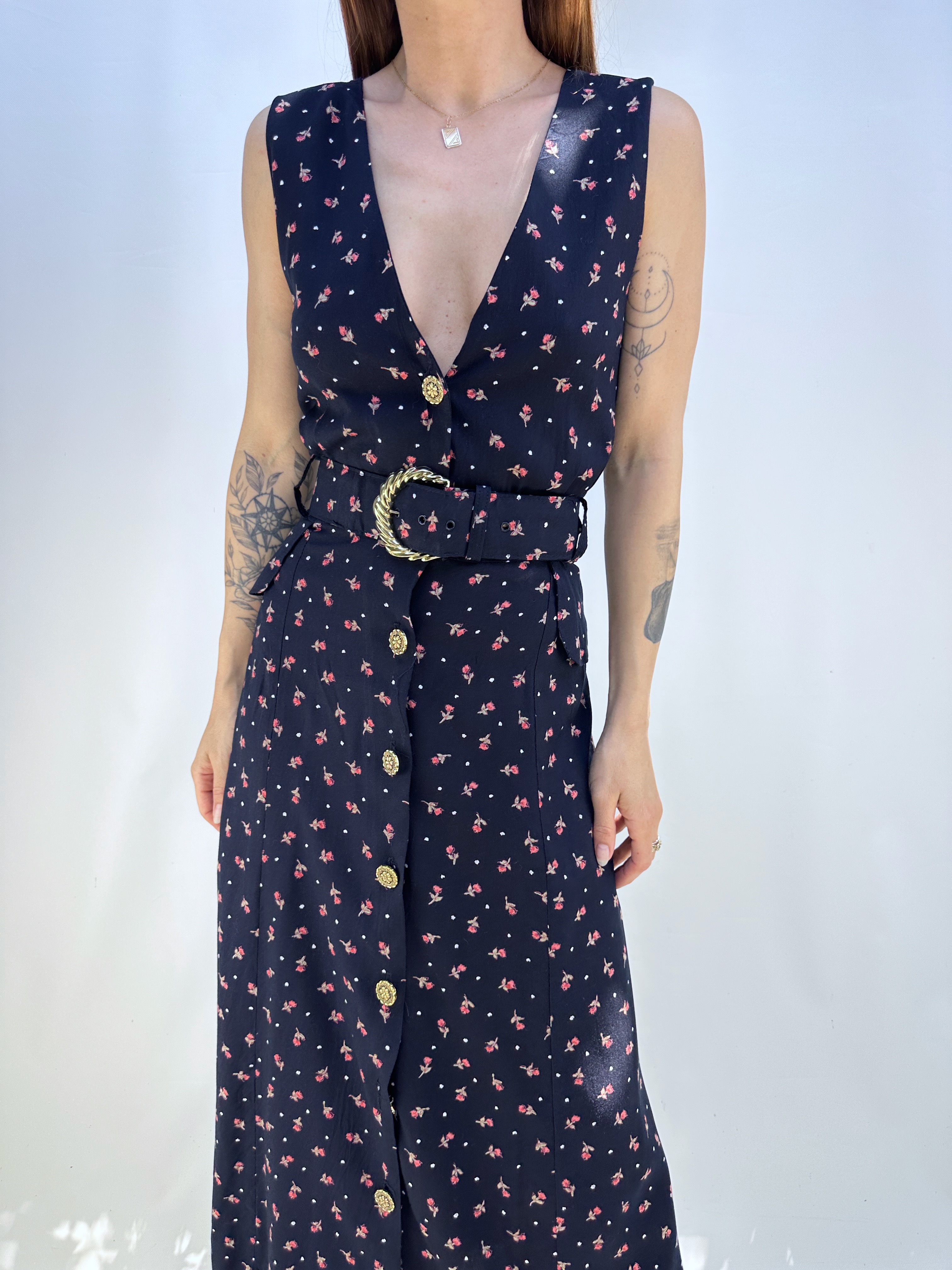 VESTIDO VINTAGE FLOREADO I M 5