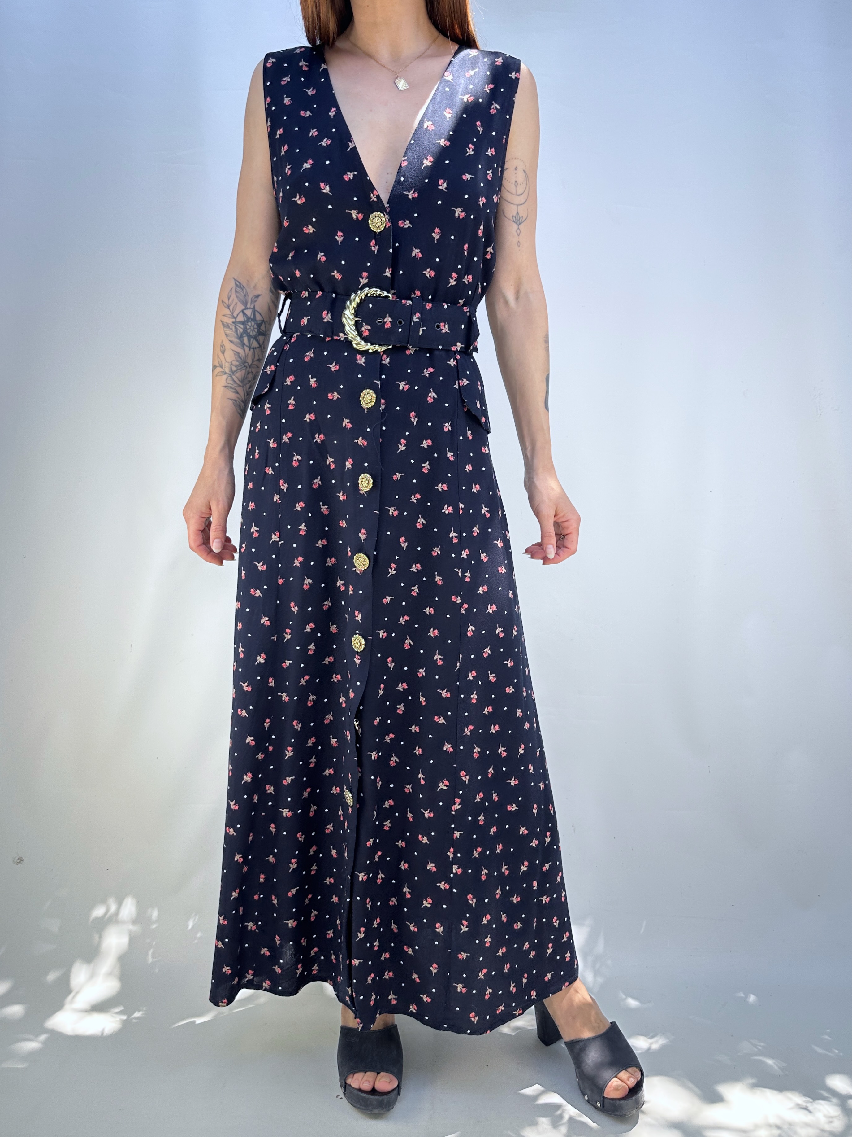 VESTIDO VINTAGE FLOREADO I M 7