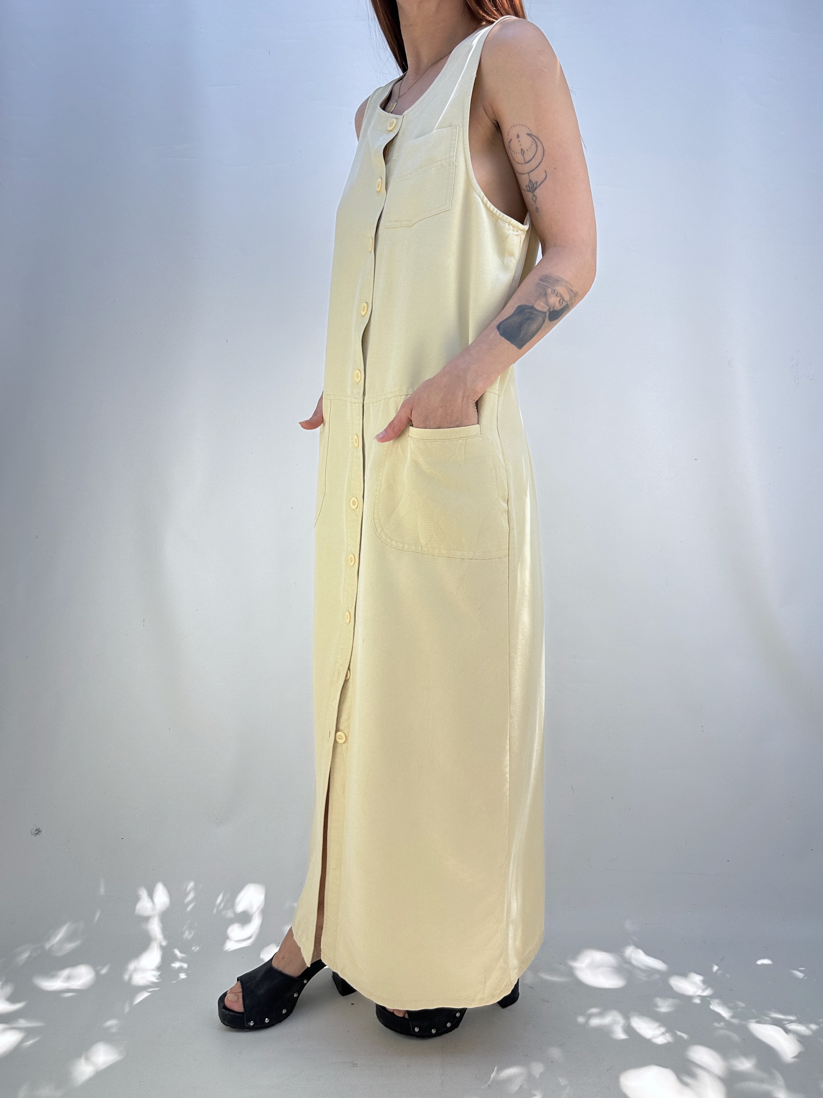 VESTIDO VINTAGE MANTEQUILLA I S-M 2