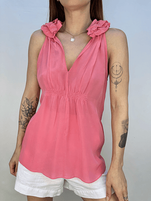 POLERA SEDA CORAL I S 