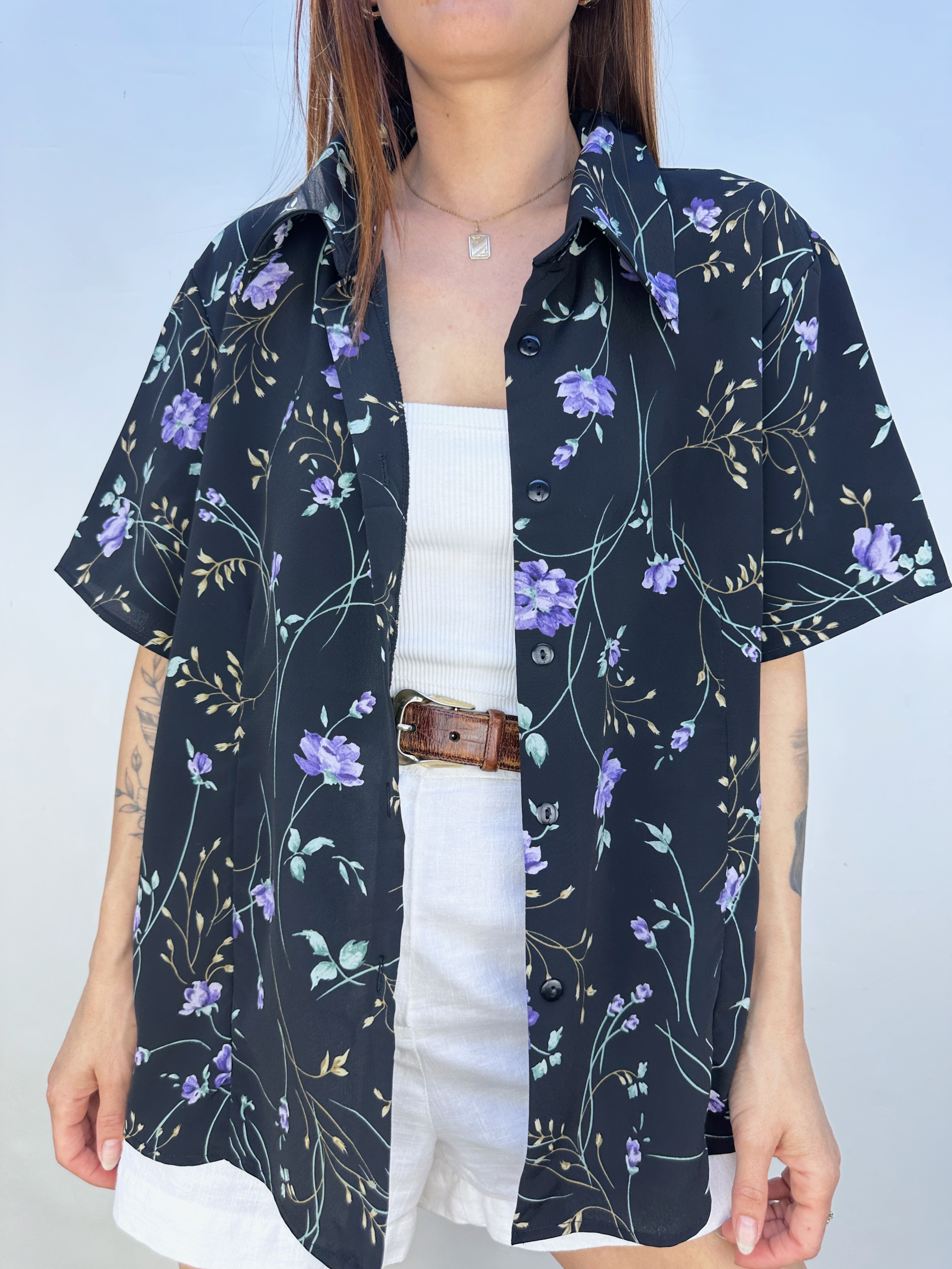 BLUSA VINTAGE FLOREADA I L 1