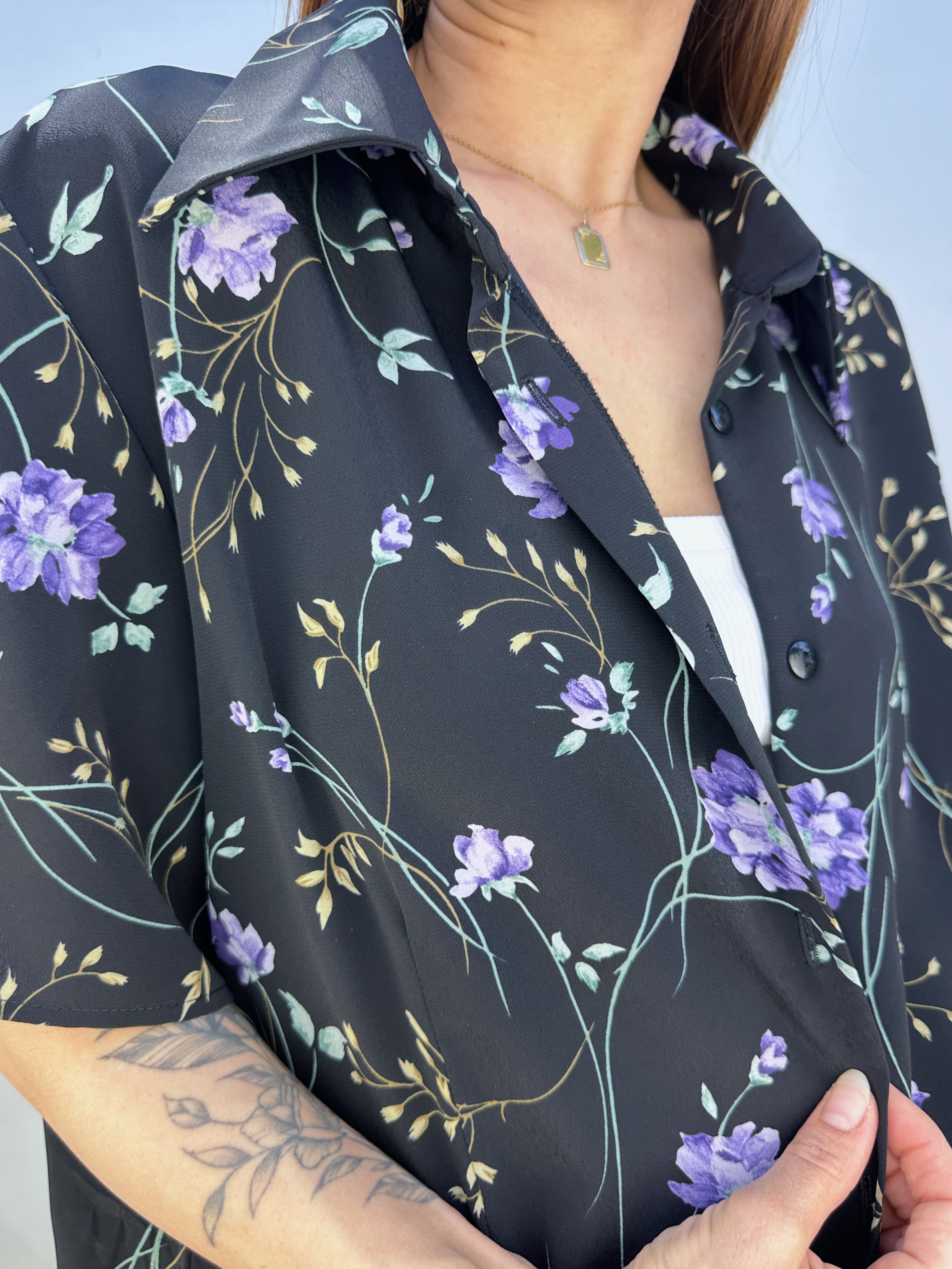 BLUSA VINTAGE FLOREADA I L 2