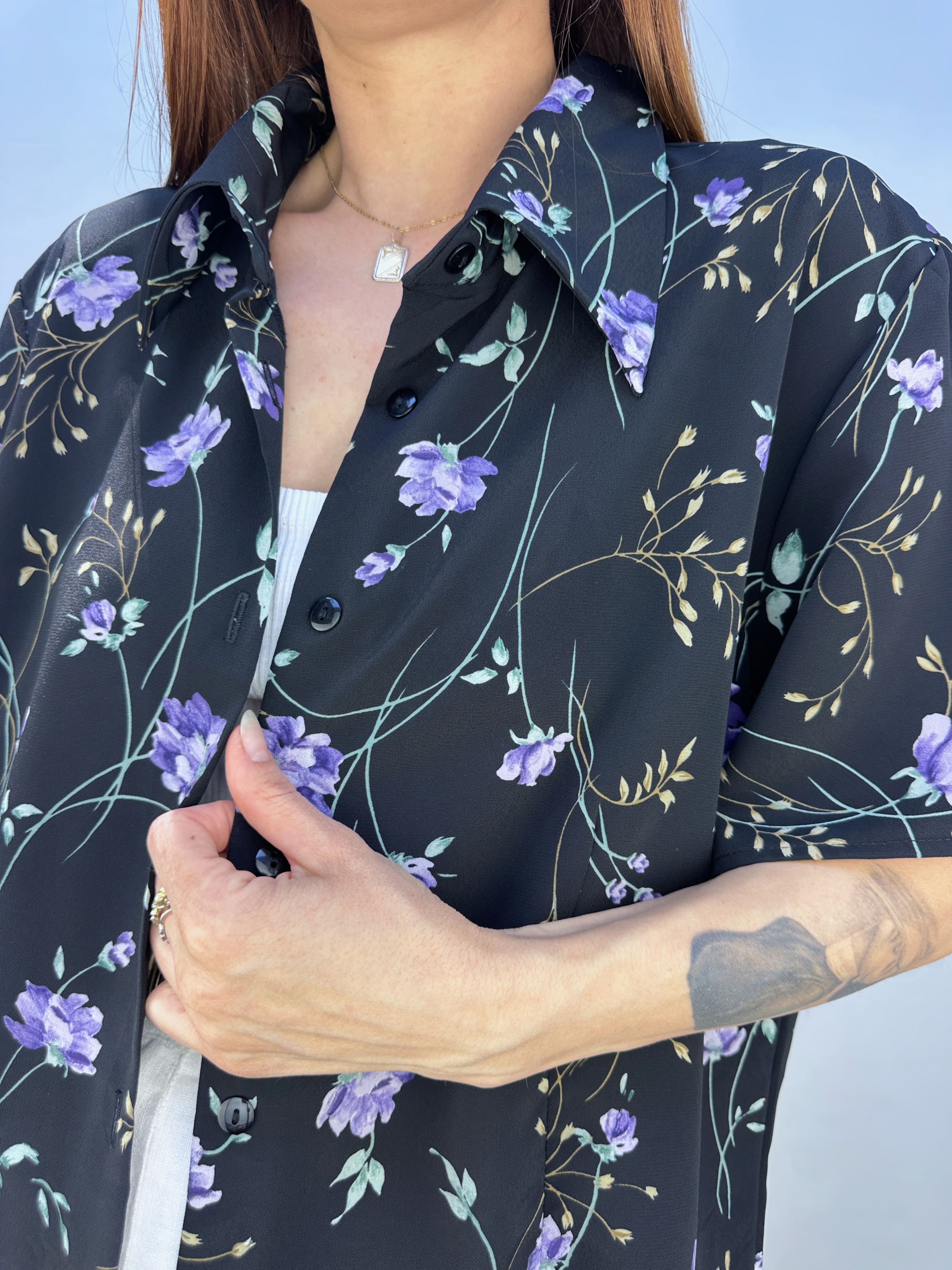 BLUSA VINTAGE FLOREADA I L 5