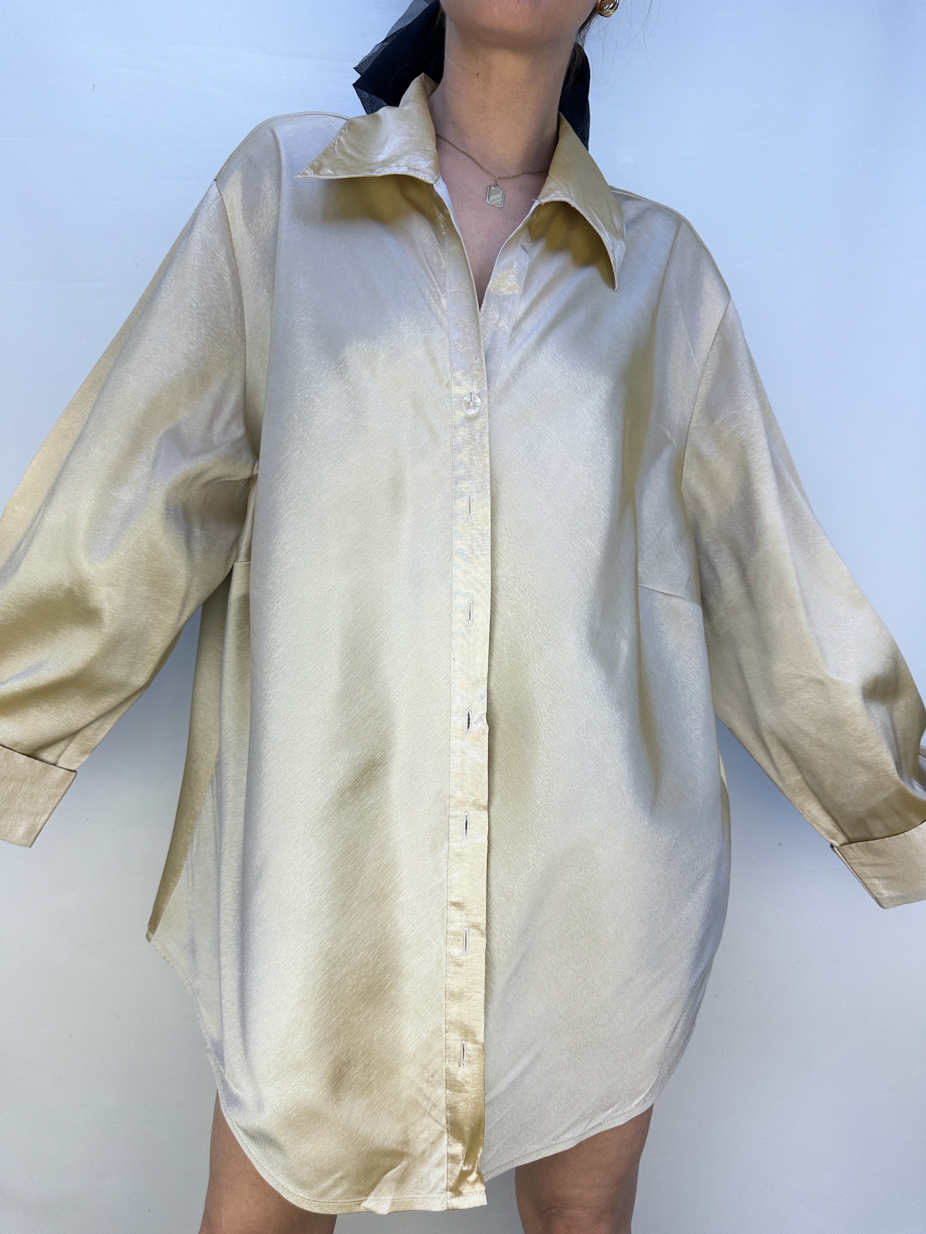 BLUSA VINTAGE DORADA I XL-3XL 2