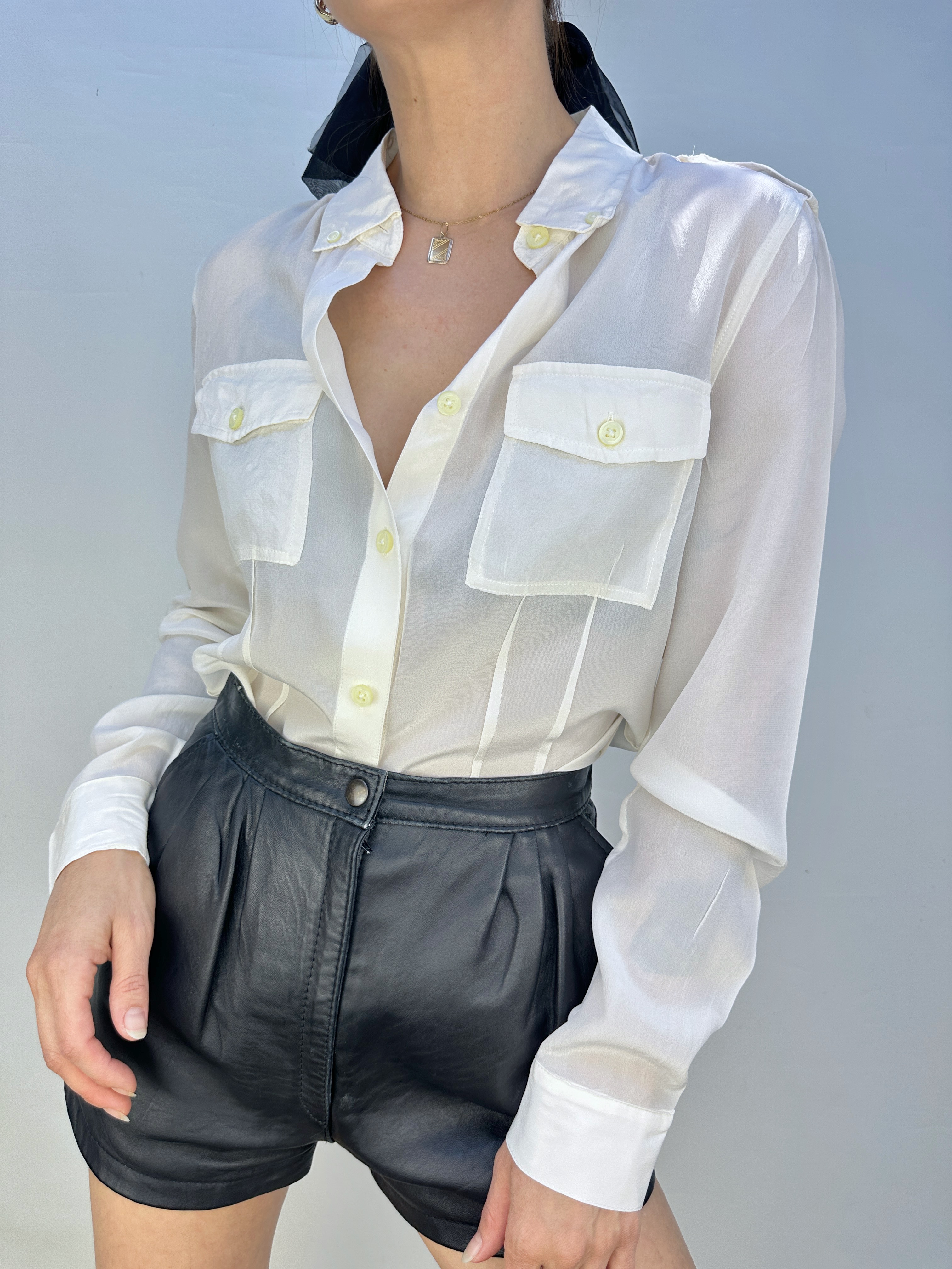 BLUSA SEDA BANANA REPUBLIC I S 6