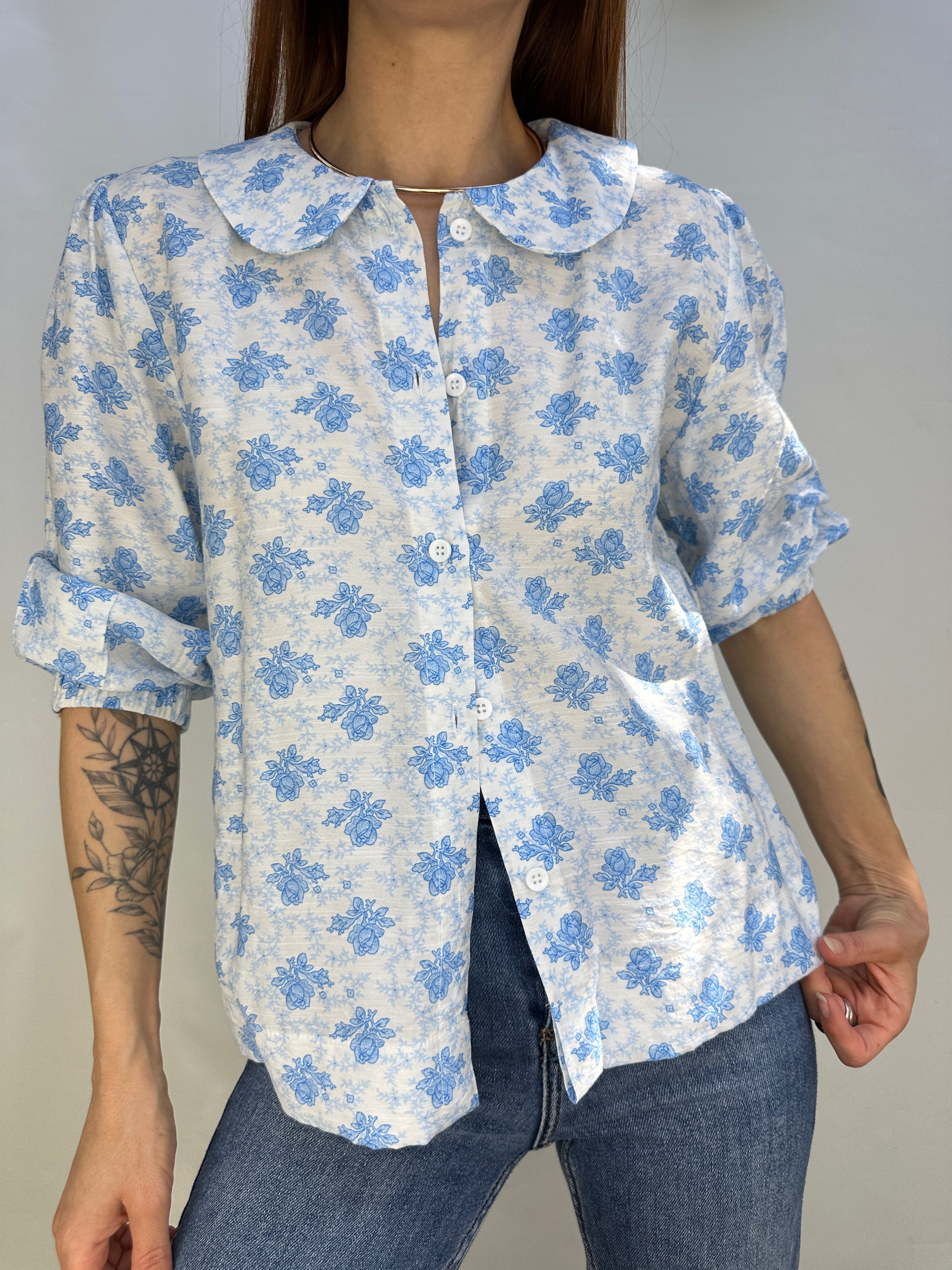 BLUSA VINTAGE I ALGODÓN I XS 2