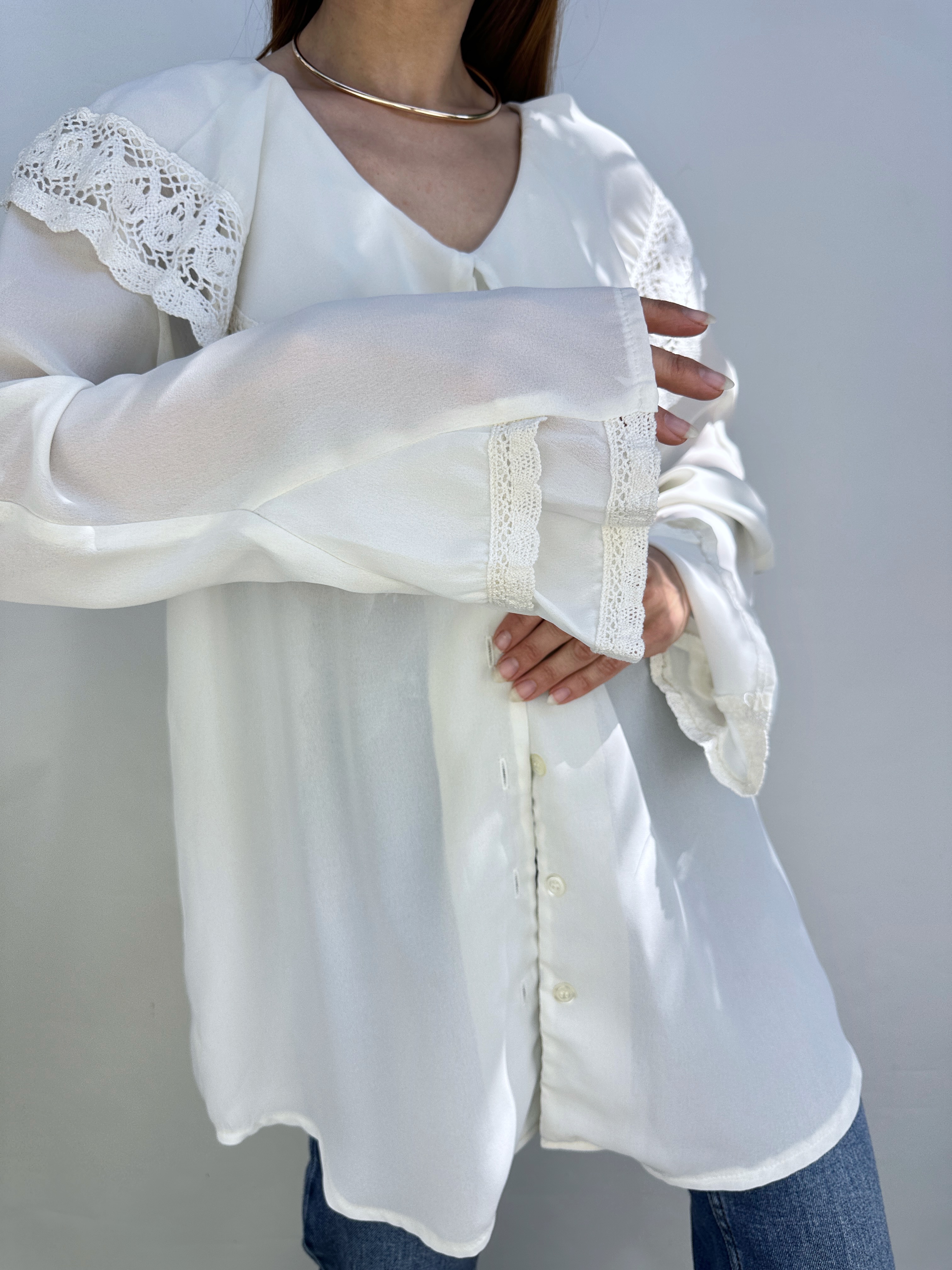 BLUSA VINTAGE CROCHET I L-XL 2