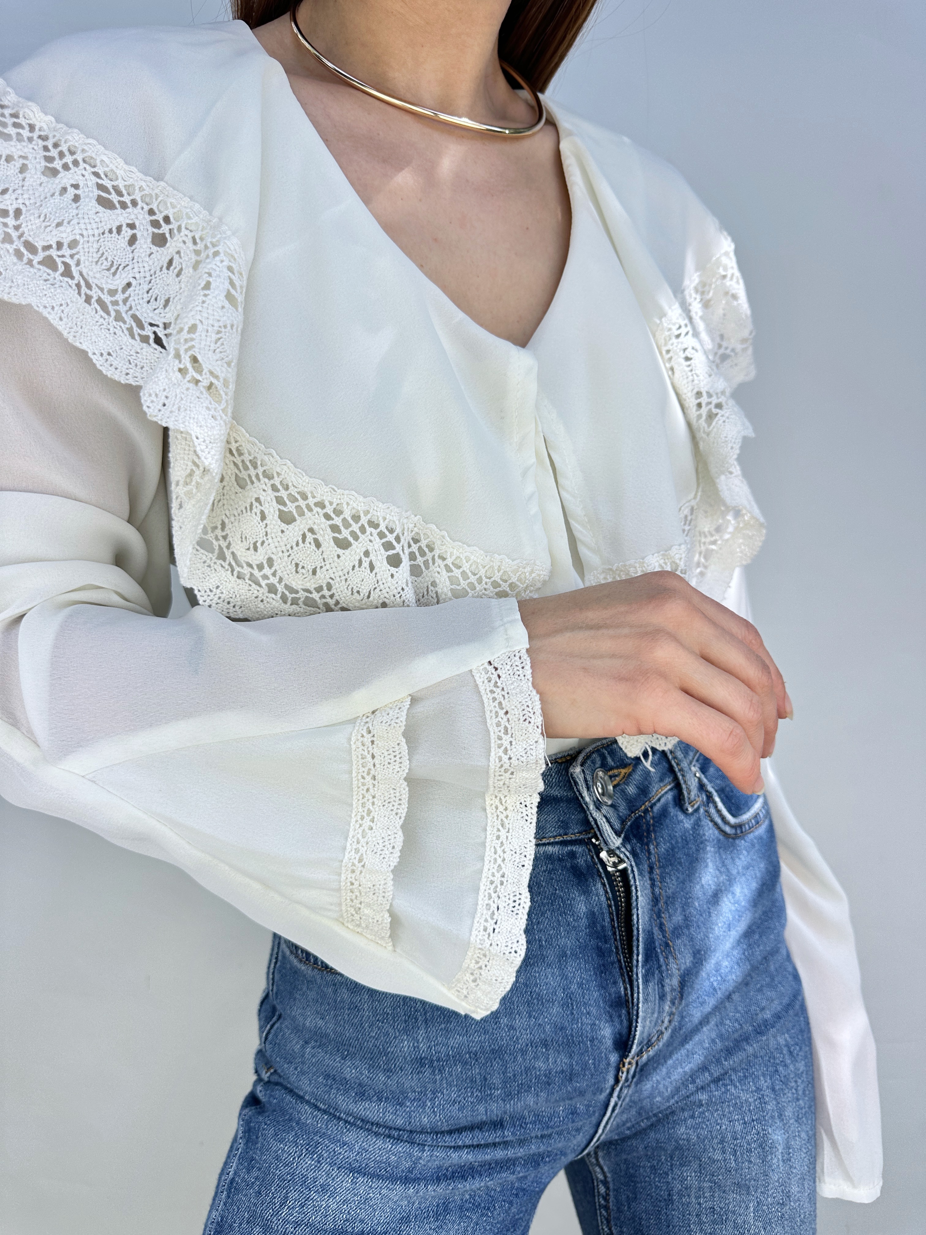 BLUSA VINTAGE CROCHET I L-XL 4